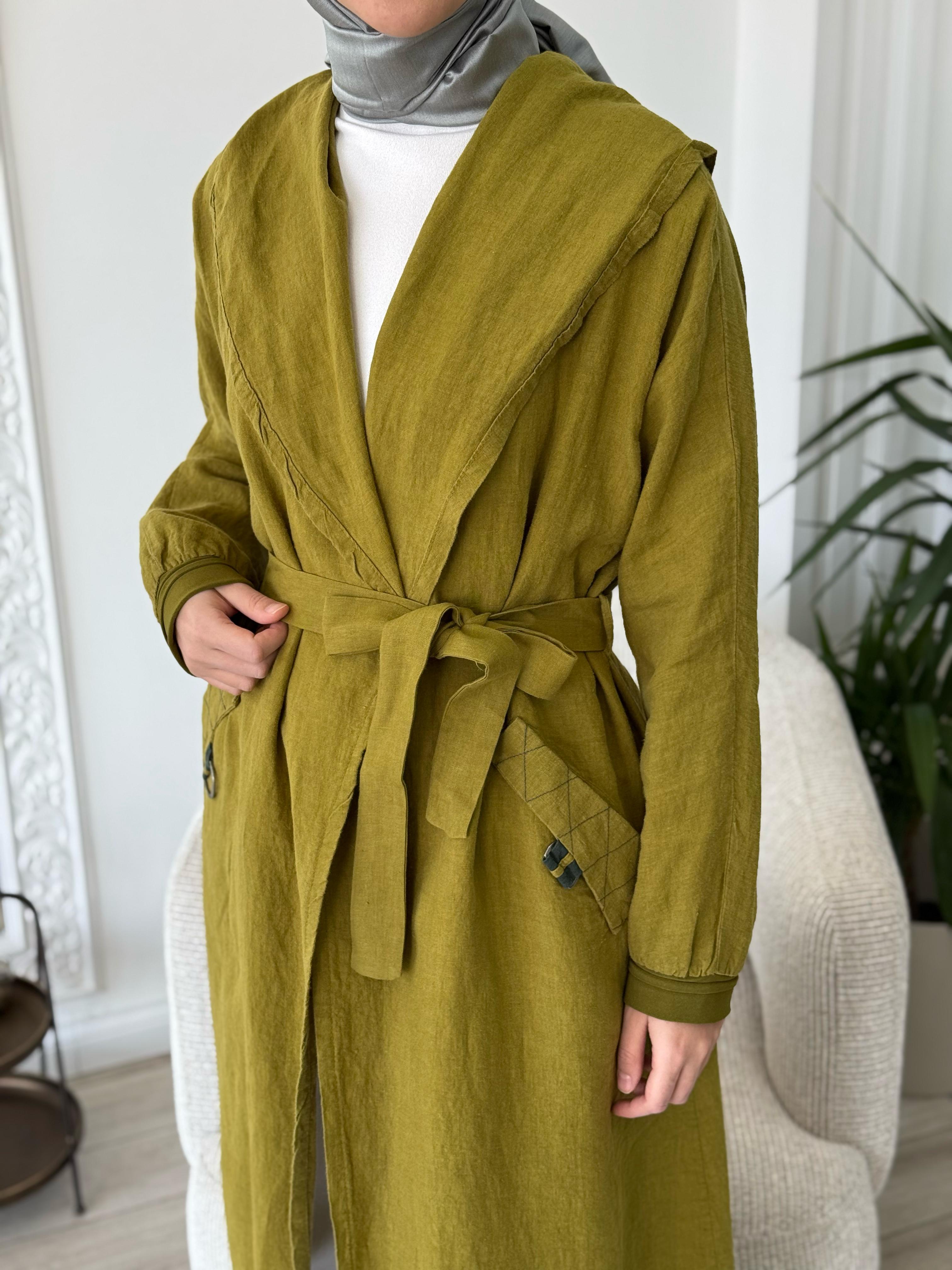 Misswhence Keten Kap Yeşil 37401