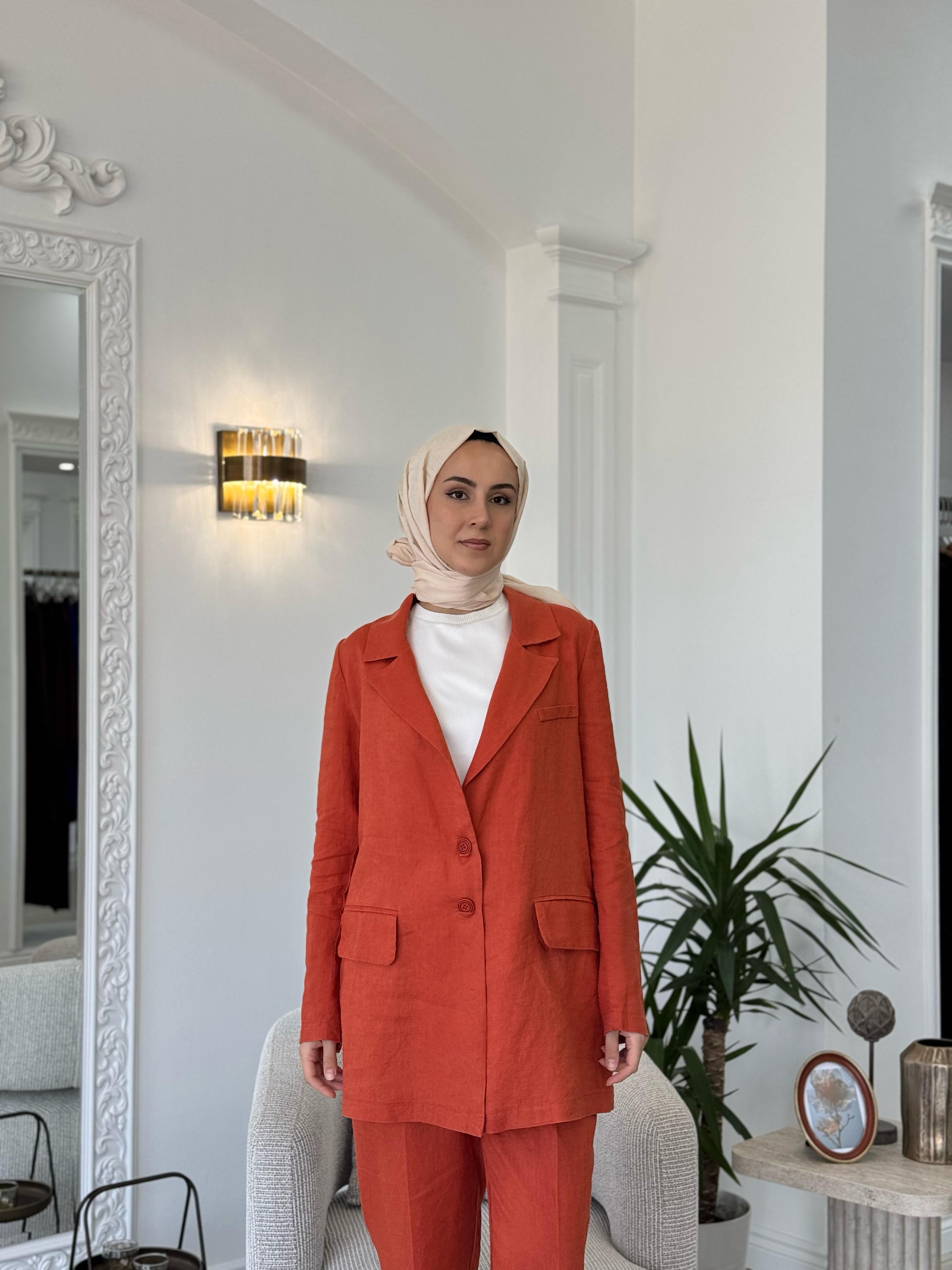 Misswhence Keten Takım Oranj 37207