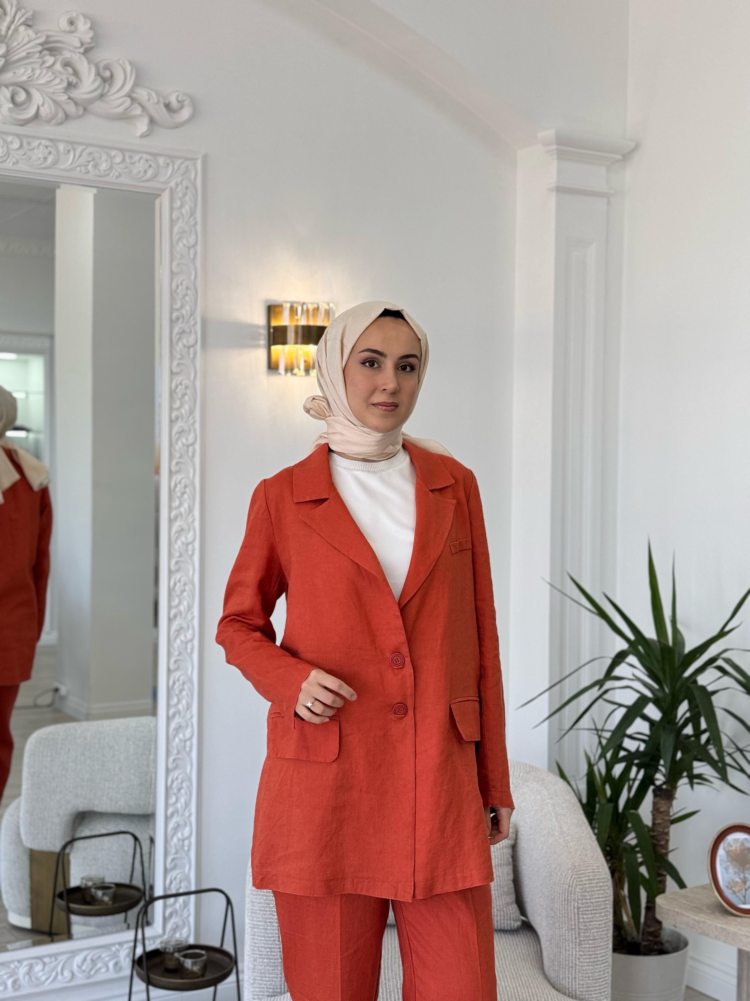 Misswhence Keten Takım Oranj 37207