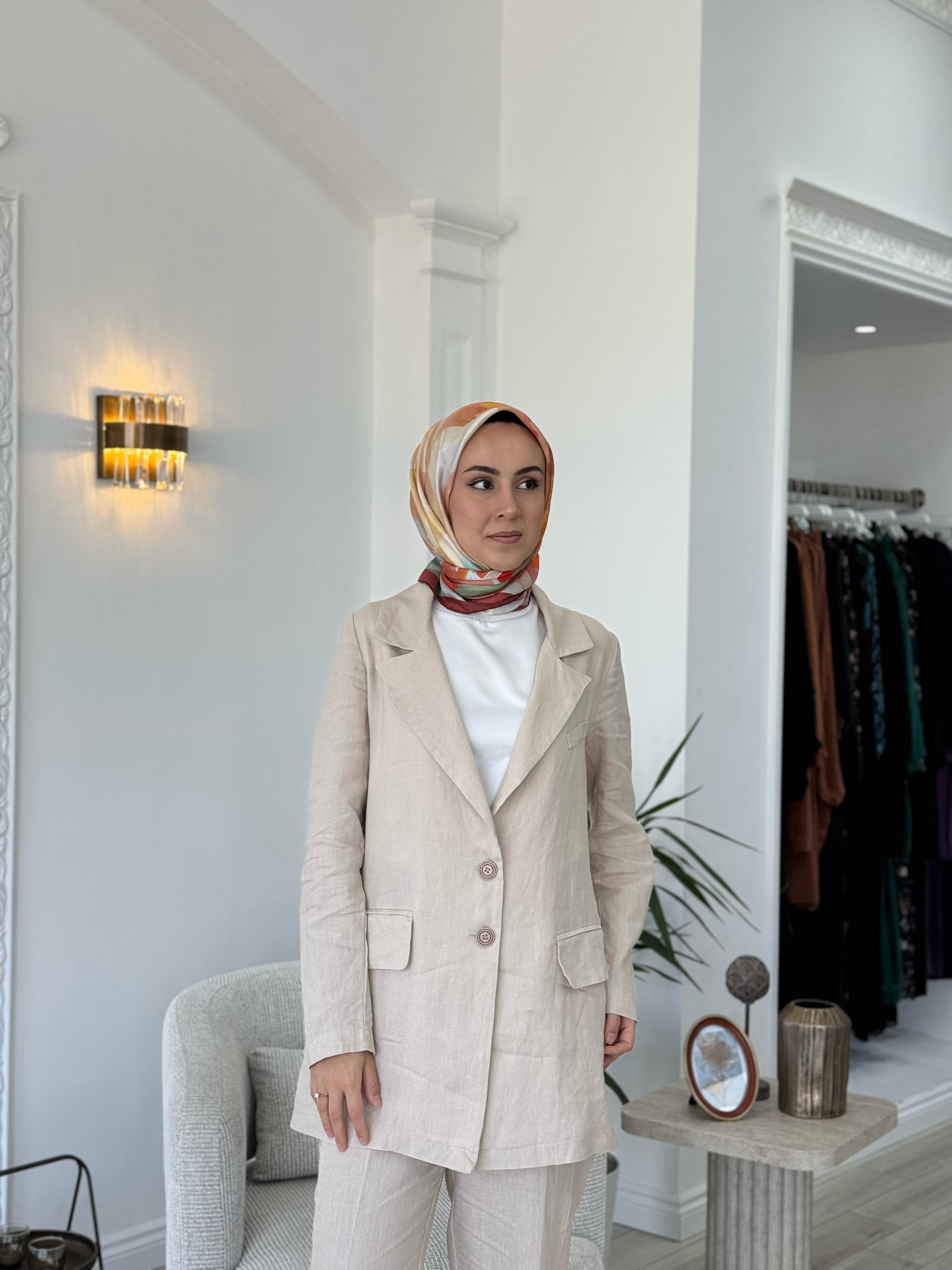 Misswhence Keten Takım  Taş 37207