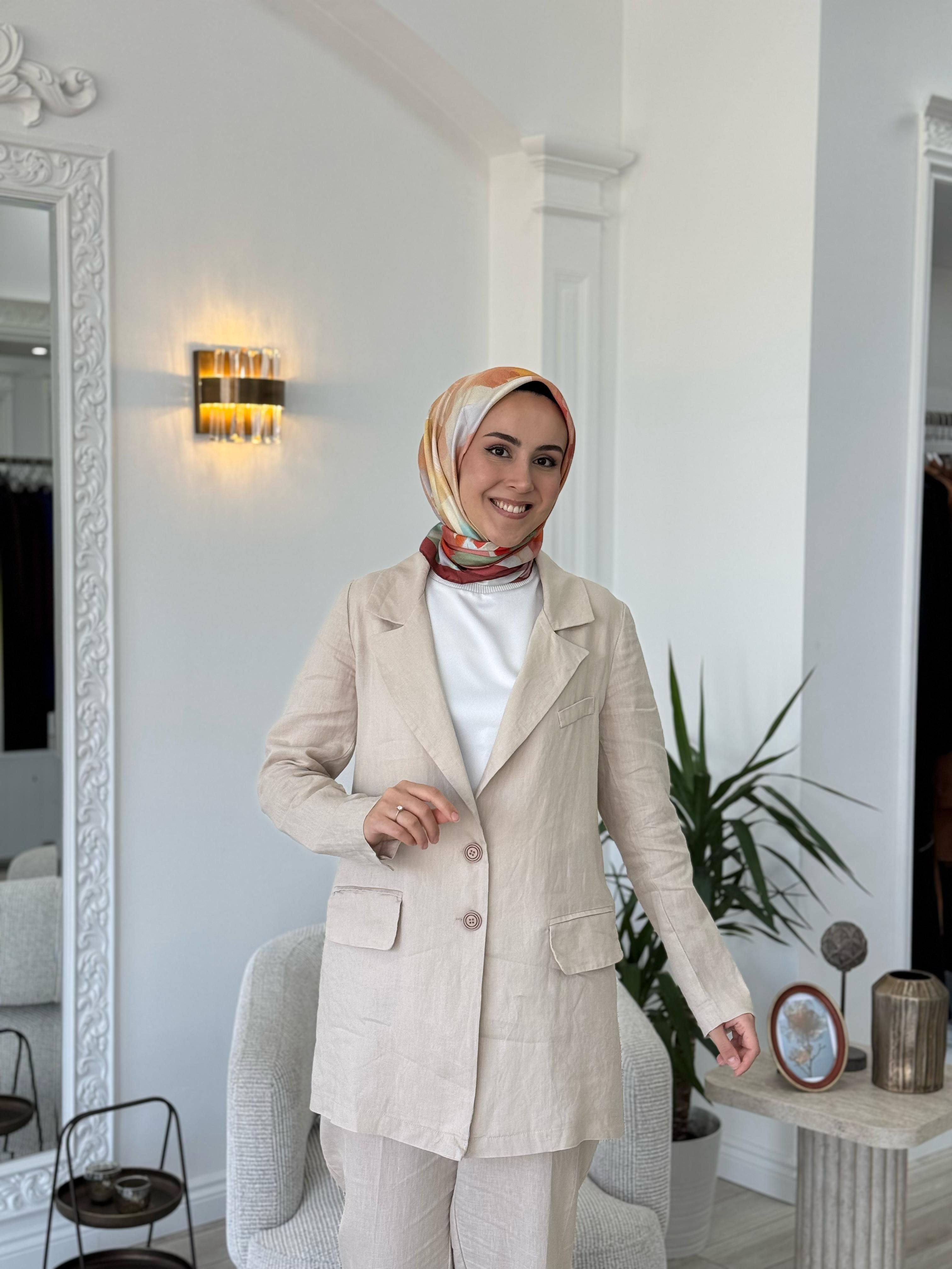 Misswhence Keten Takım  Taş 37207
