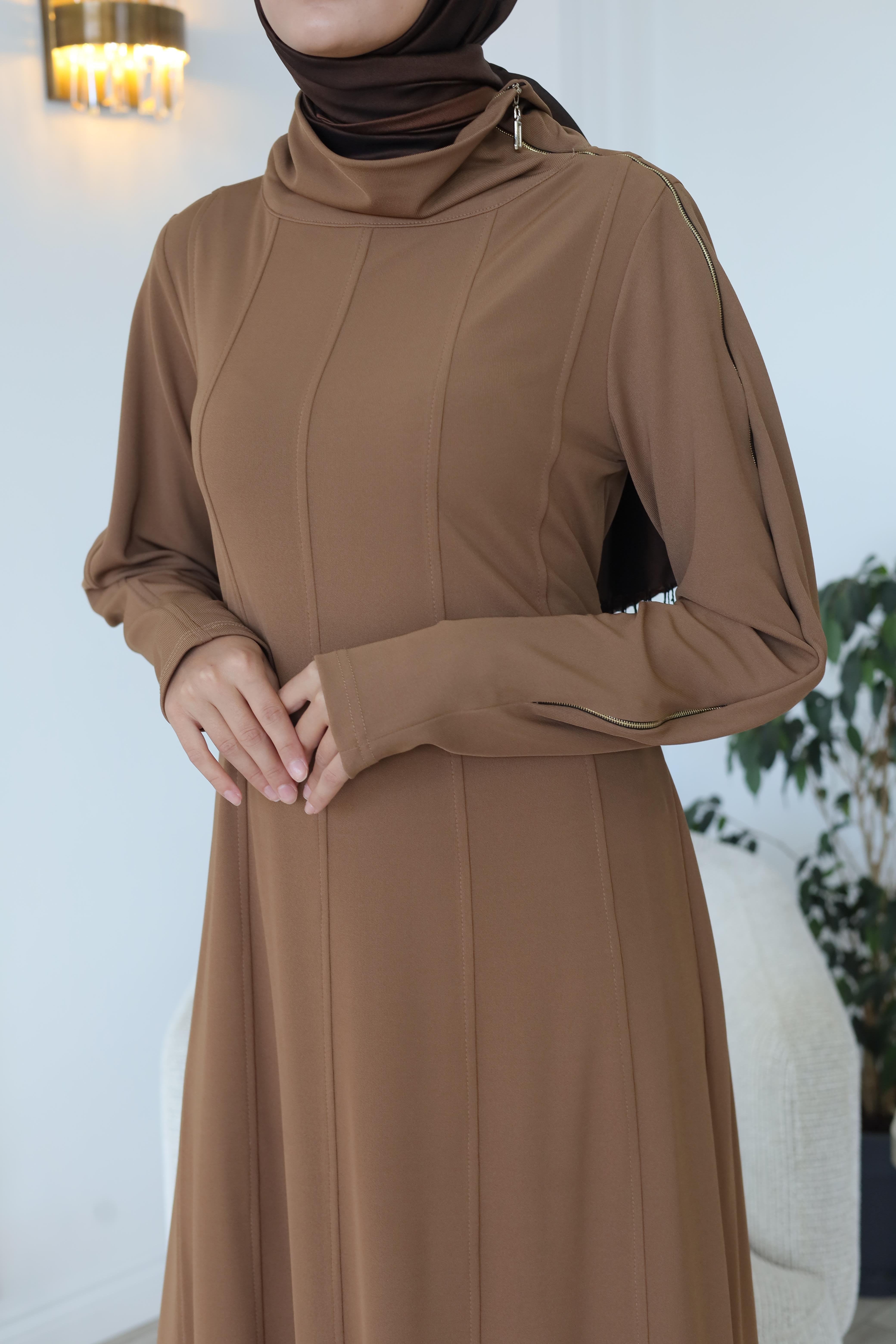 Misswhence Kolu Fermuar Detaylı Elbise 38803
