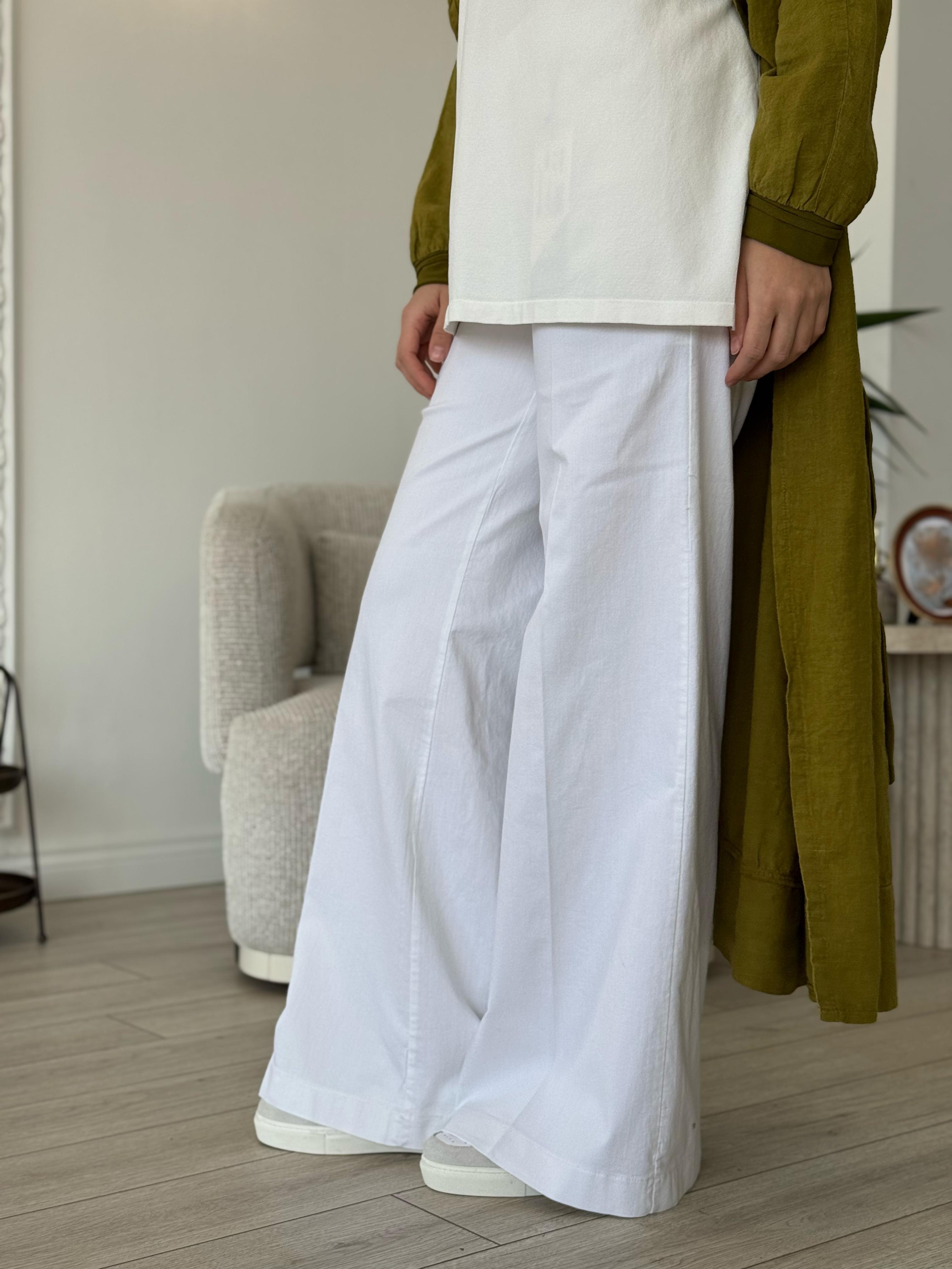 Misswhence Kot Pantolon Beyaz 35101
