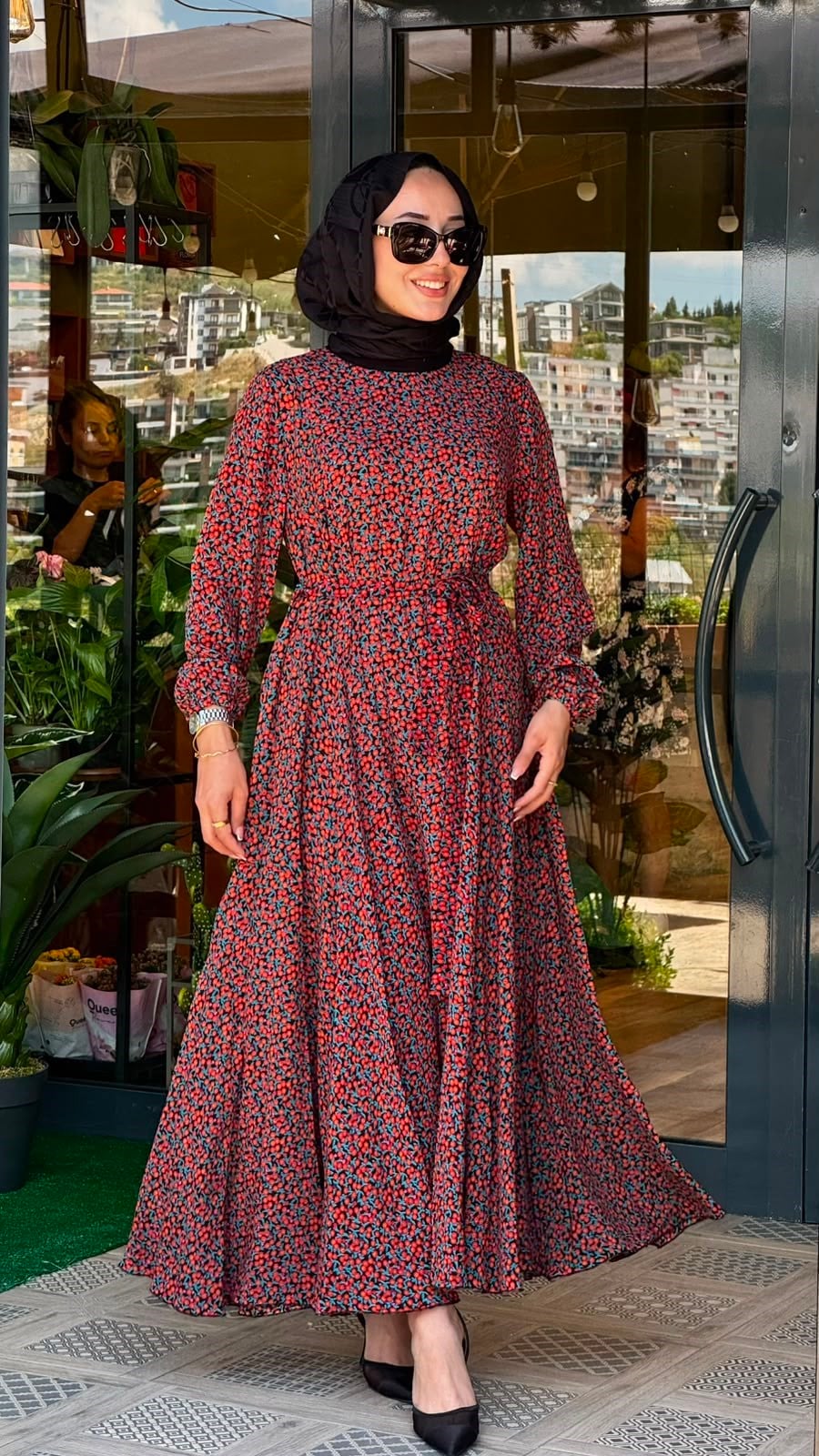 Misswhence Kuşak Elbise 39844