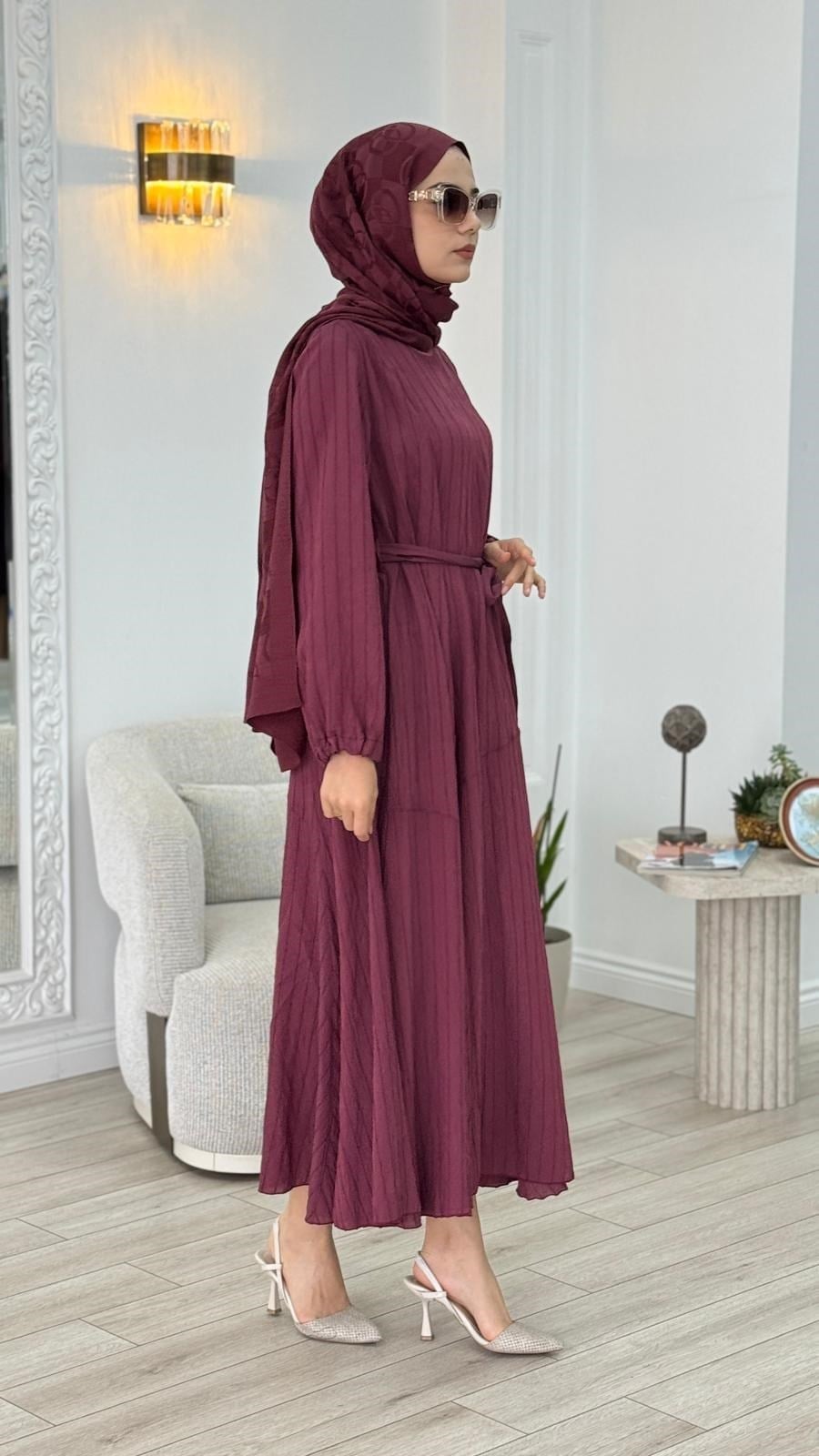 Misswhence Kuşak Elbise 39844