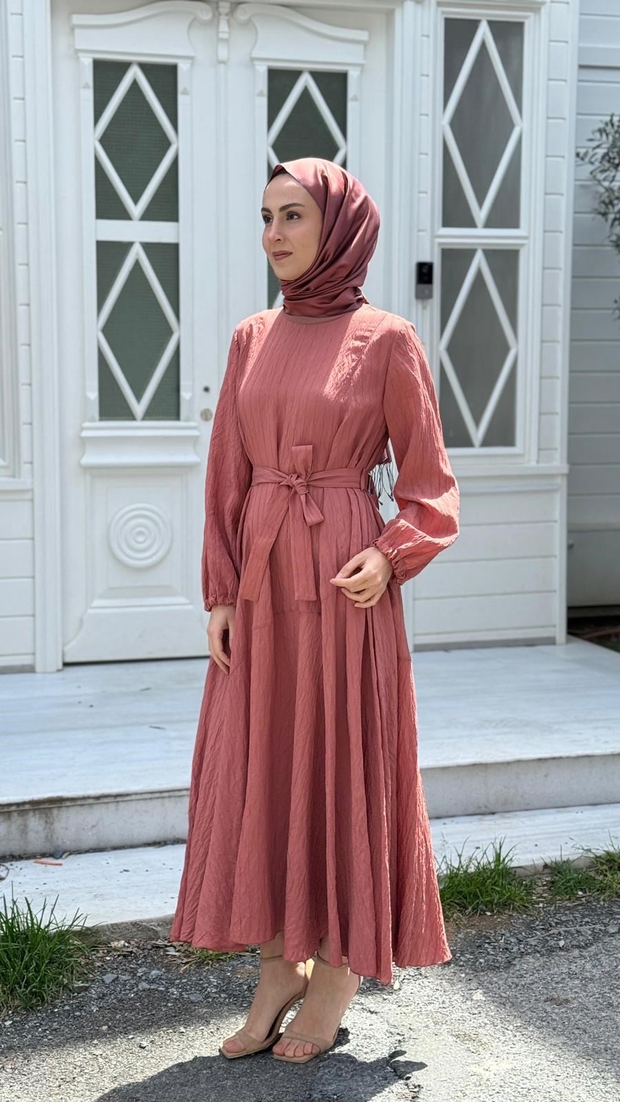 Misswhence Kuşak Elbise 39844