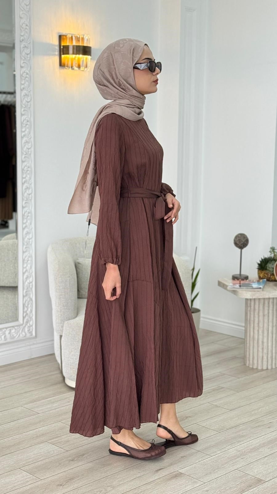 Misswhence Kuşak Elbise 39844