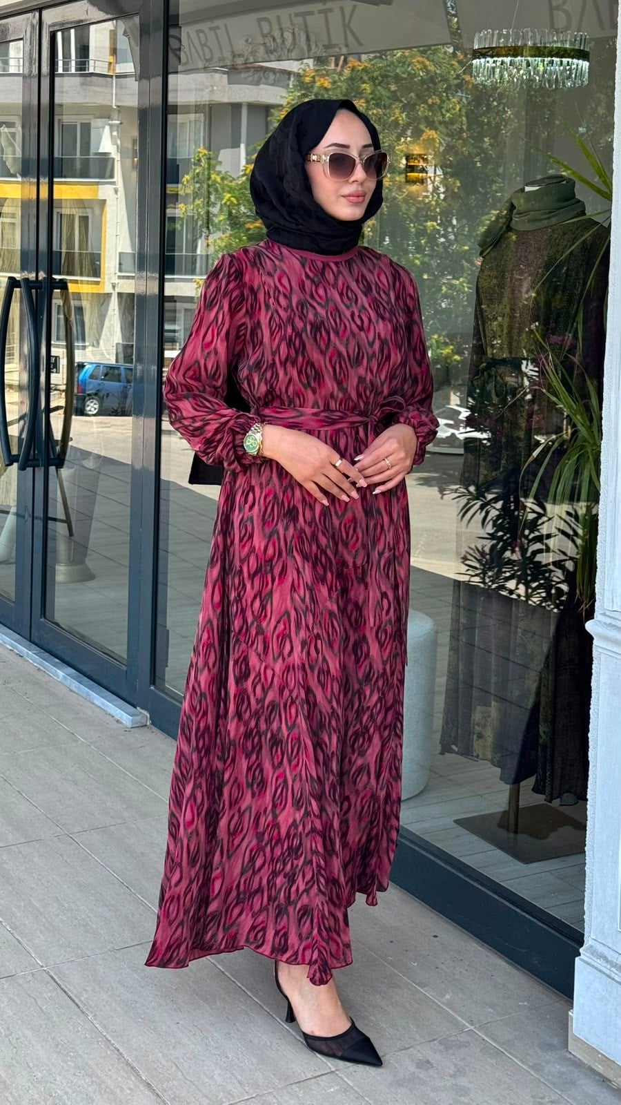 Misswhence Kuşak Elbise 39844