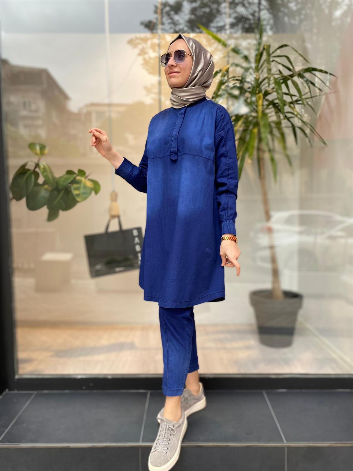 Misswhence Lacivert Tunik 33003
