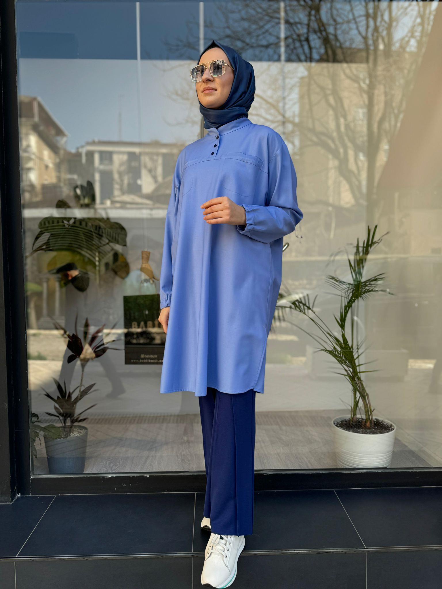 Misswhence Mavi Tunik 34000