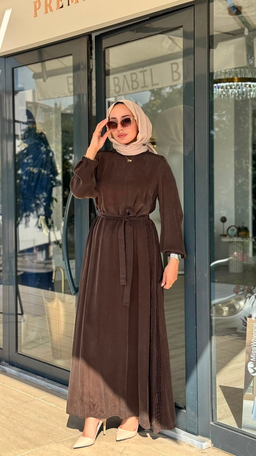 Misswhence Nervüllü Elbise 39833
