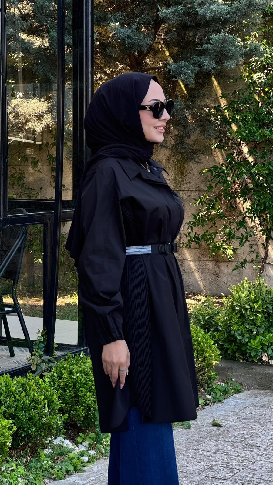 Misswhence Nervür Detaylı Kemerli Gömlek 39305