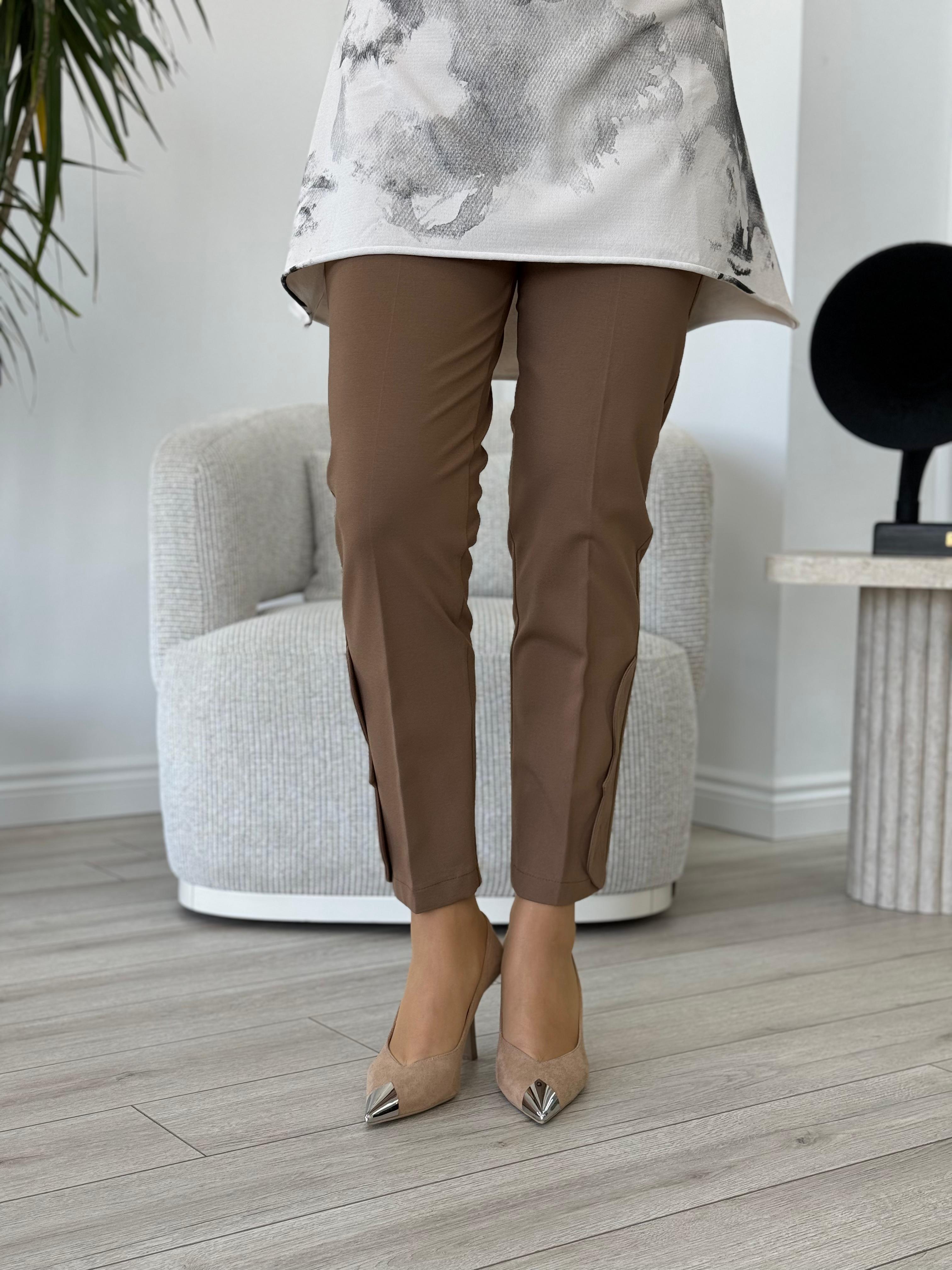 Misswhence Paça Detaylı Pantolon Camel 36111