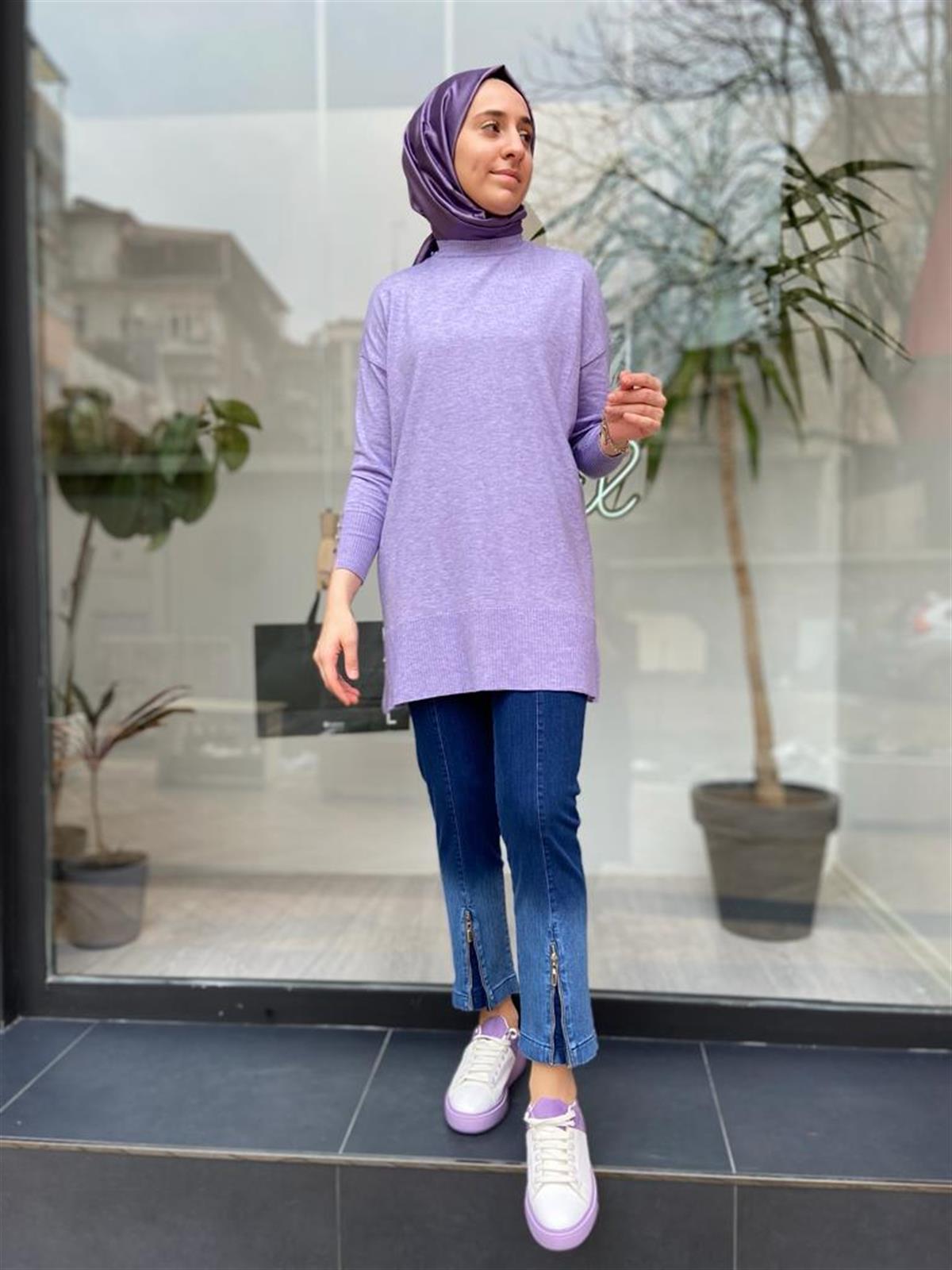 Misswhence Paçası Fermuarlı Kot Pantolon 33102