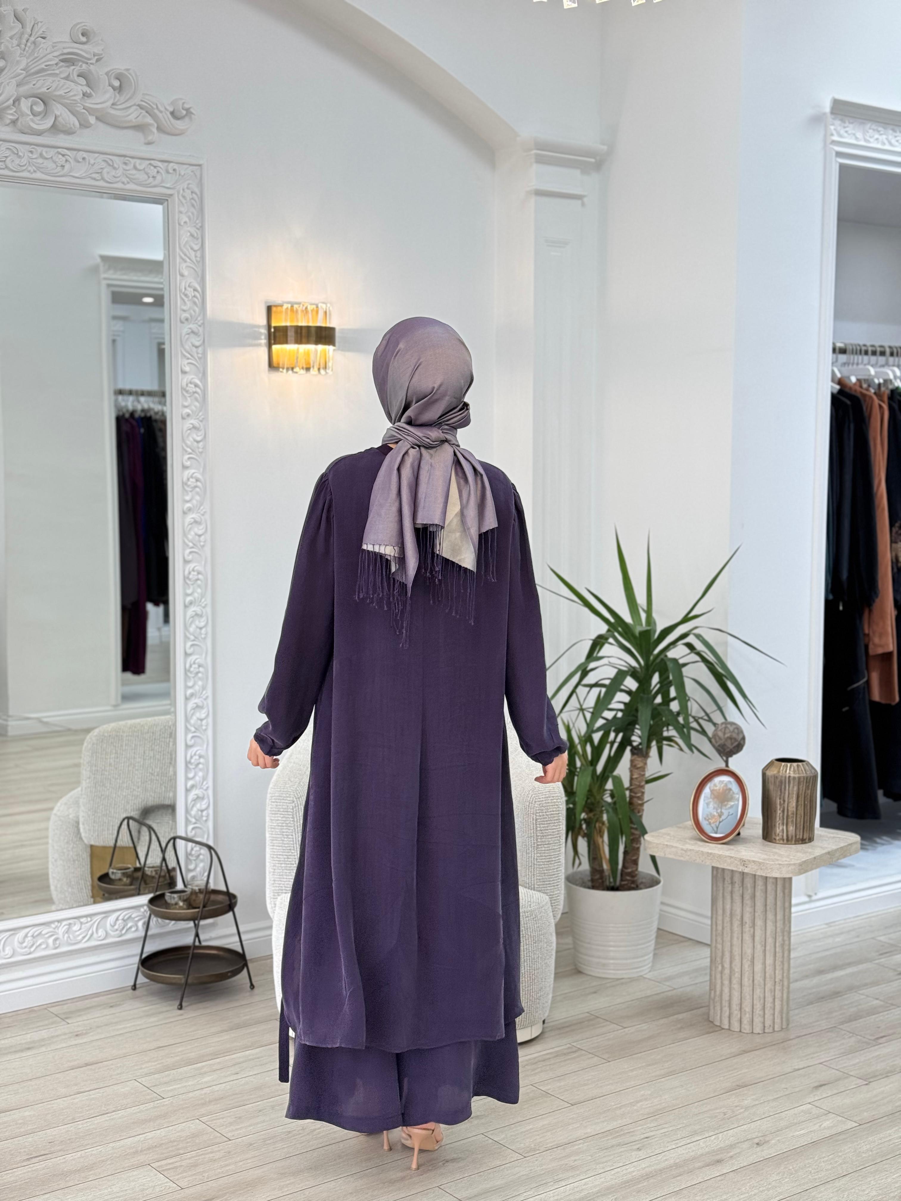 Misswhence Pantolonlu Takım Mor 37023