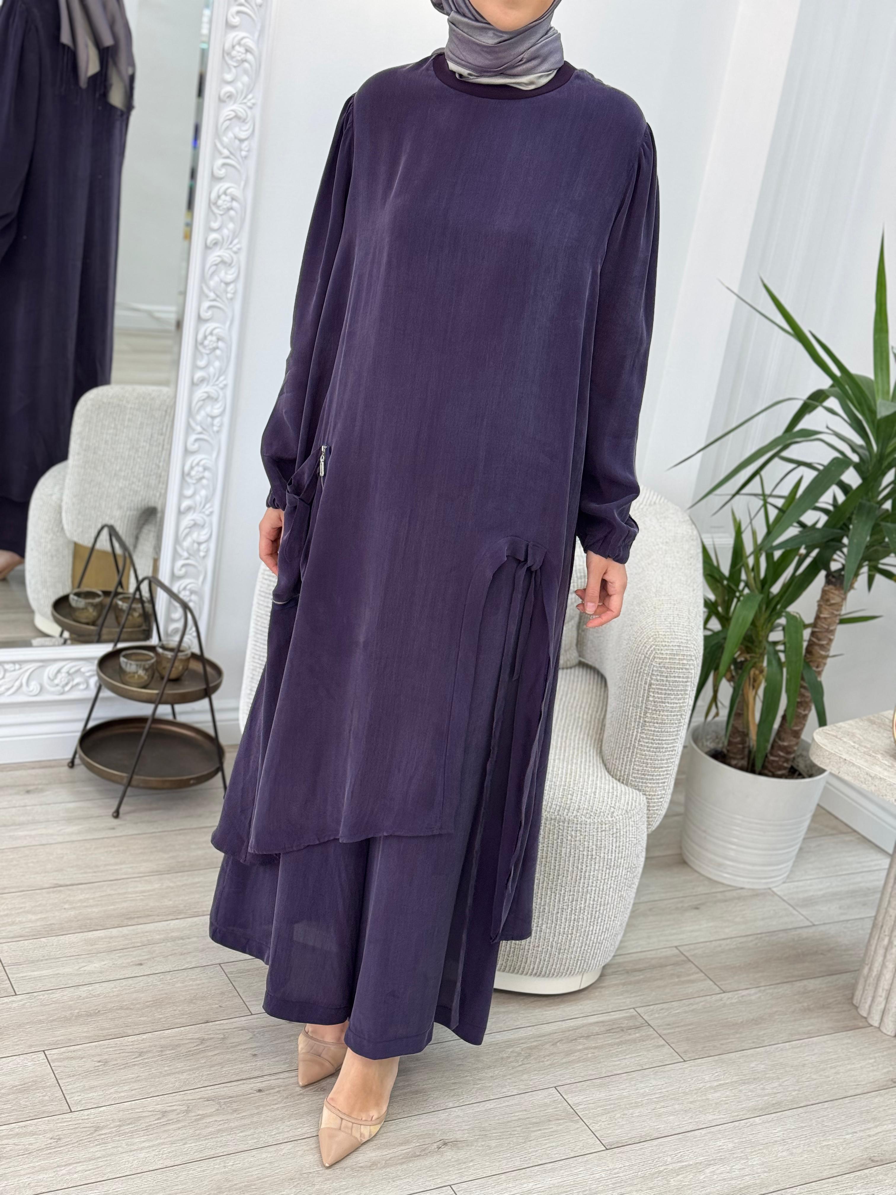 Misswhence Pantolonlu Takım Mor 37023