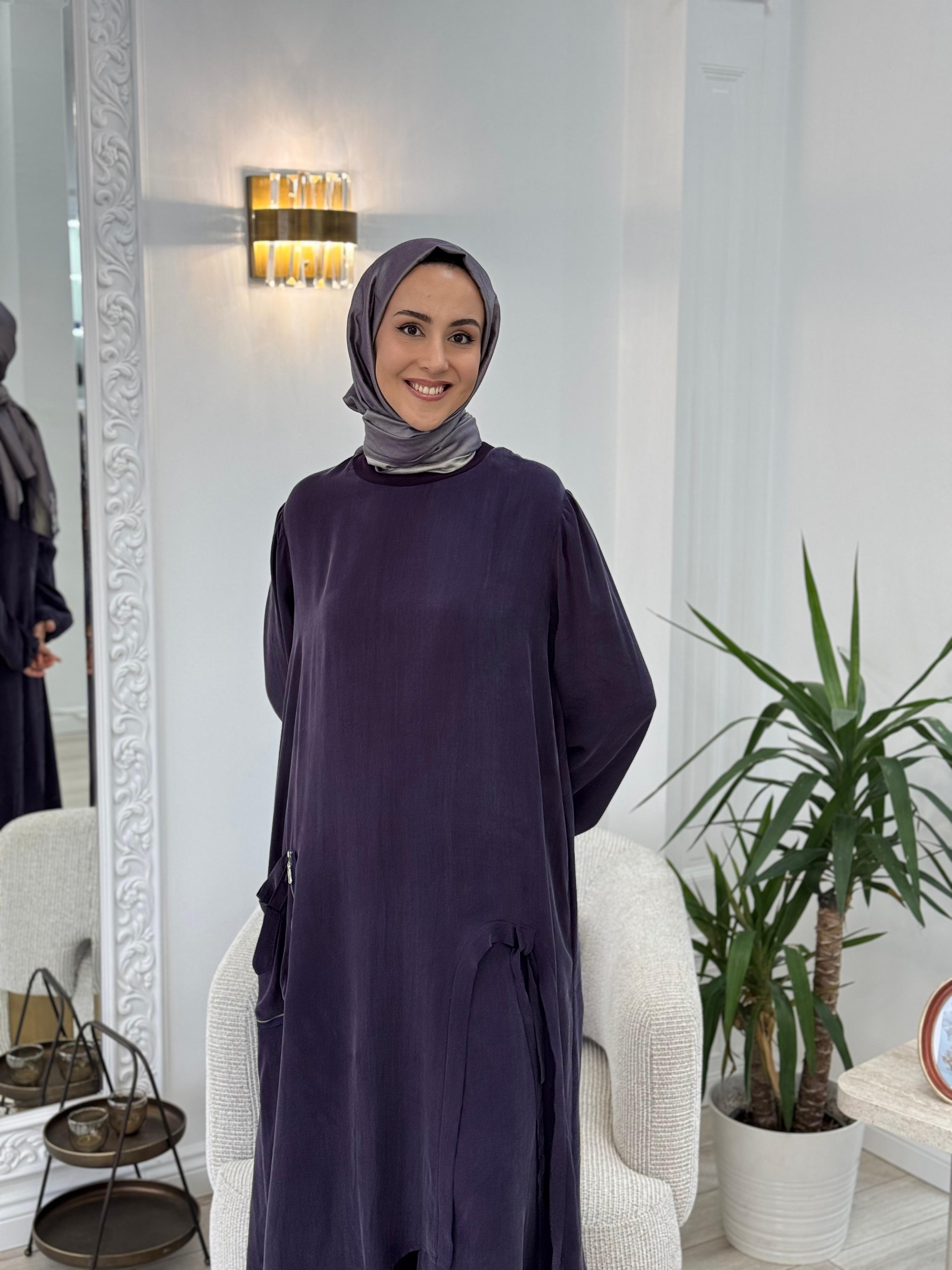 Misswhence Pantolonlu Takım Mor 37023