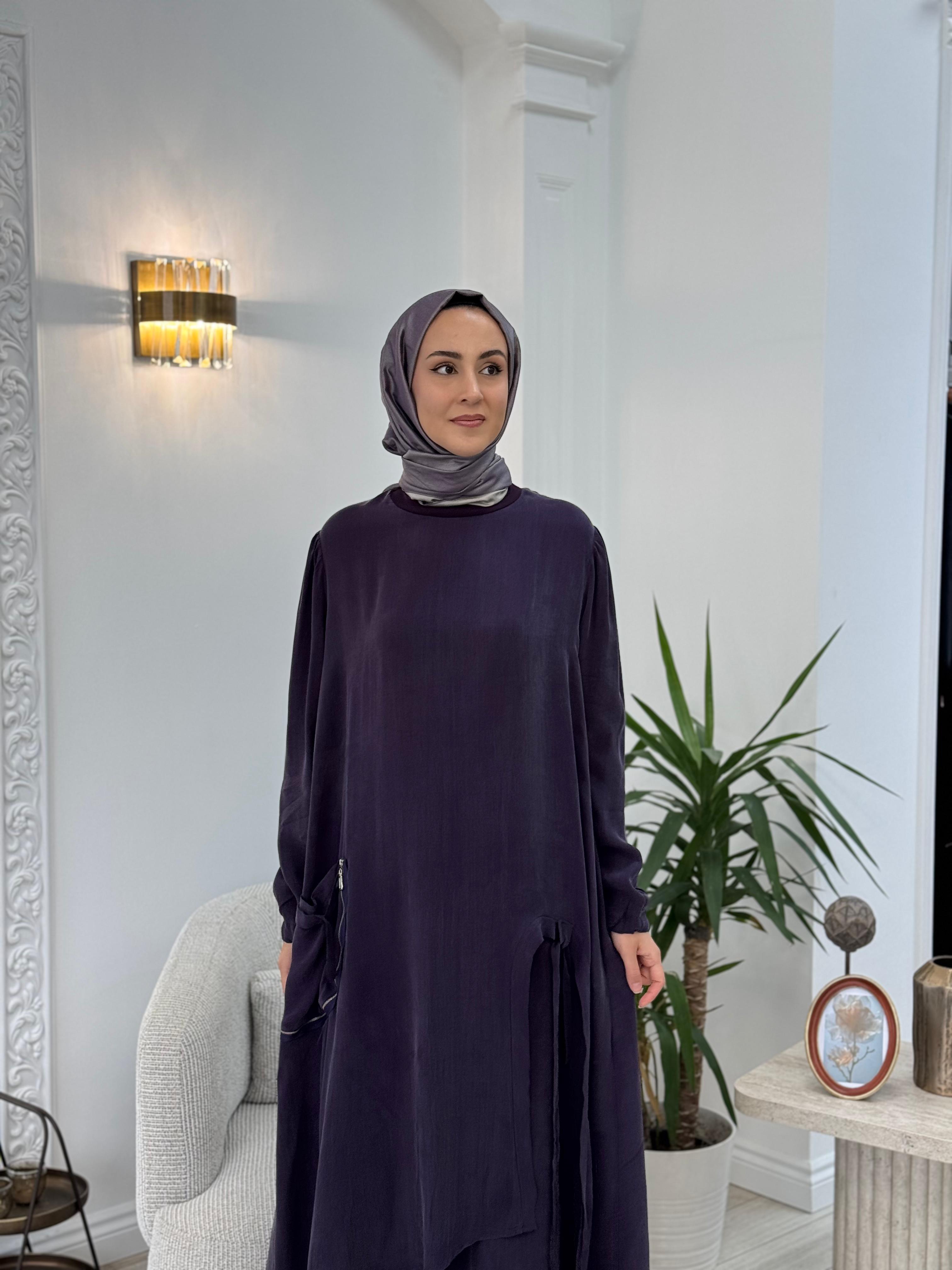 Misswhence Pantolonlu Takım Mor 37023
