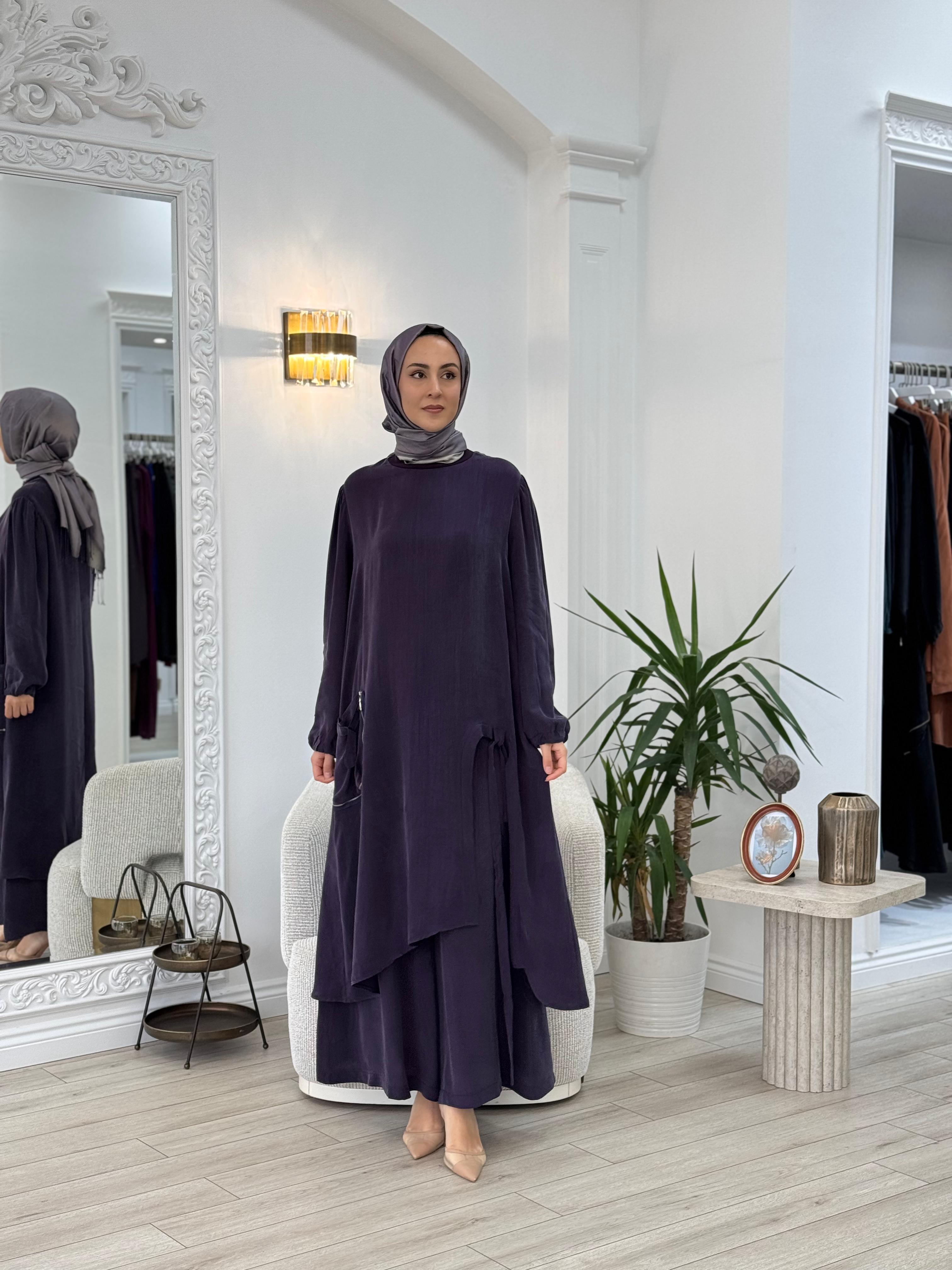 Misswhence Pantolonlu Takım Mor 37023