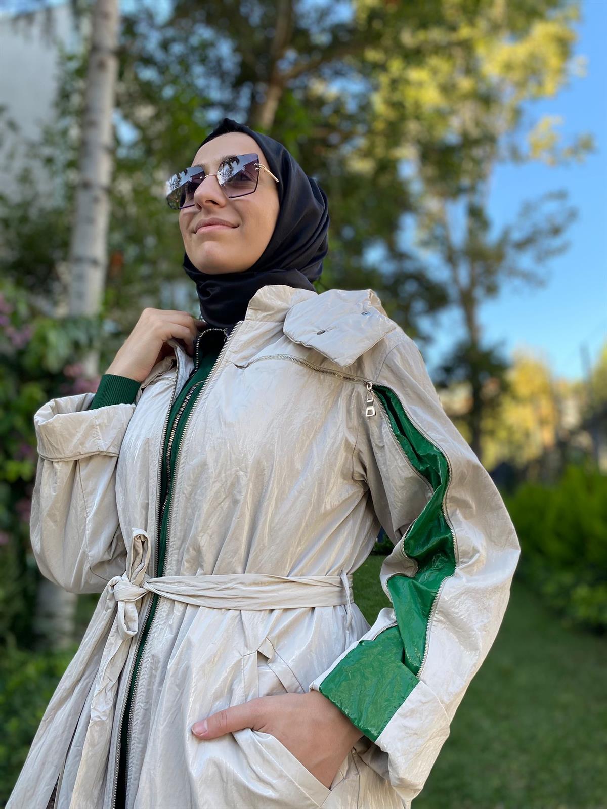 Misswhence Parlak Kap Ekru 34400