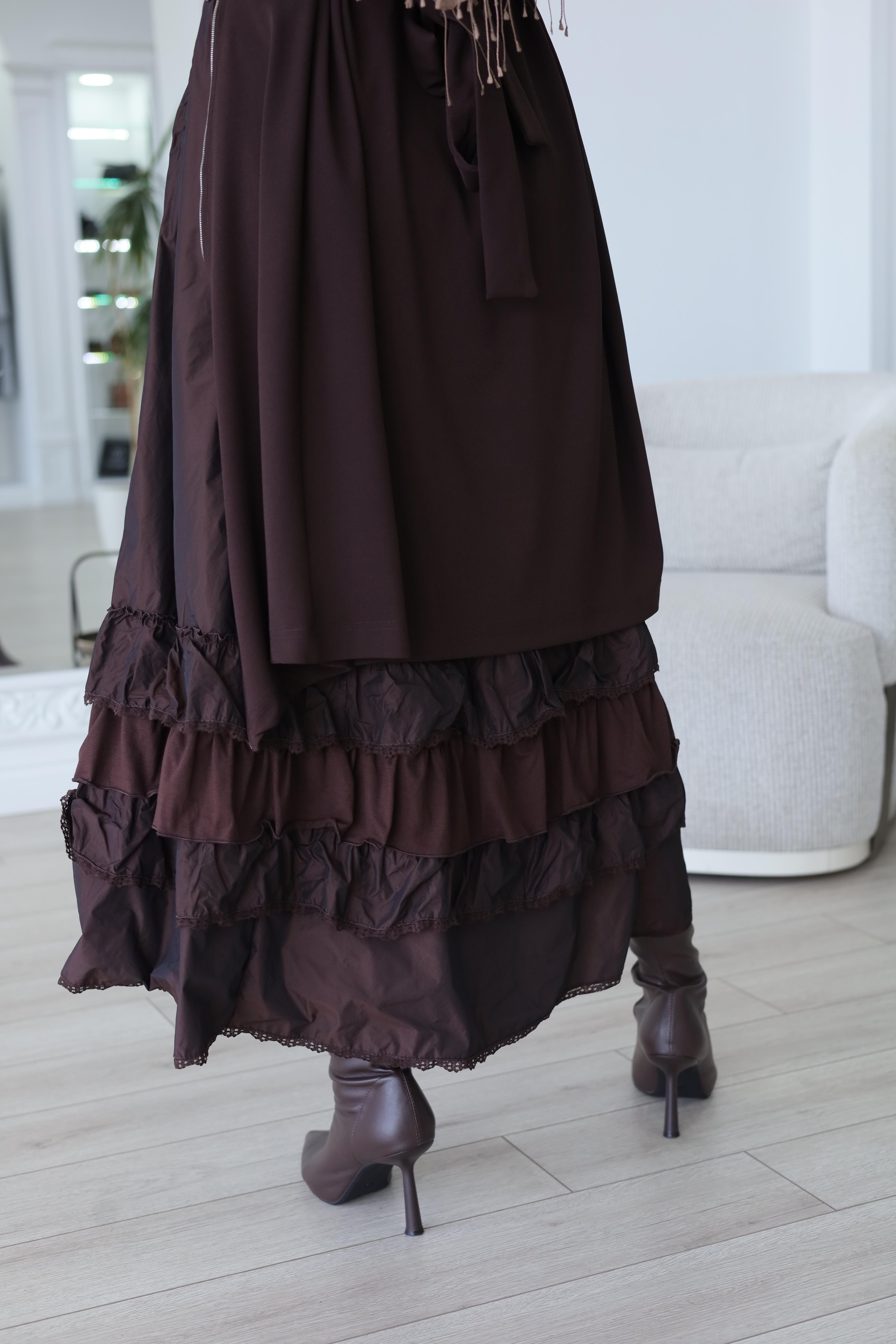 Misswhence Patchwork Detaylı Elbise 38808