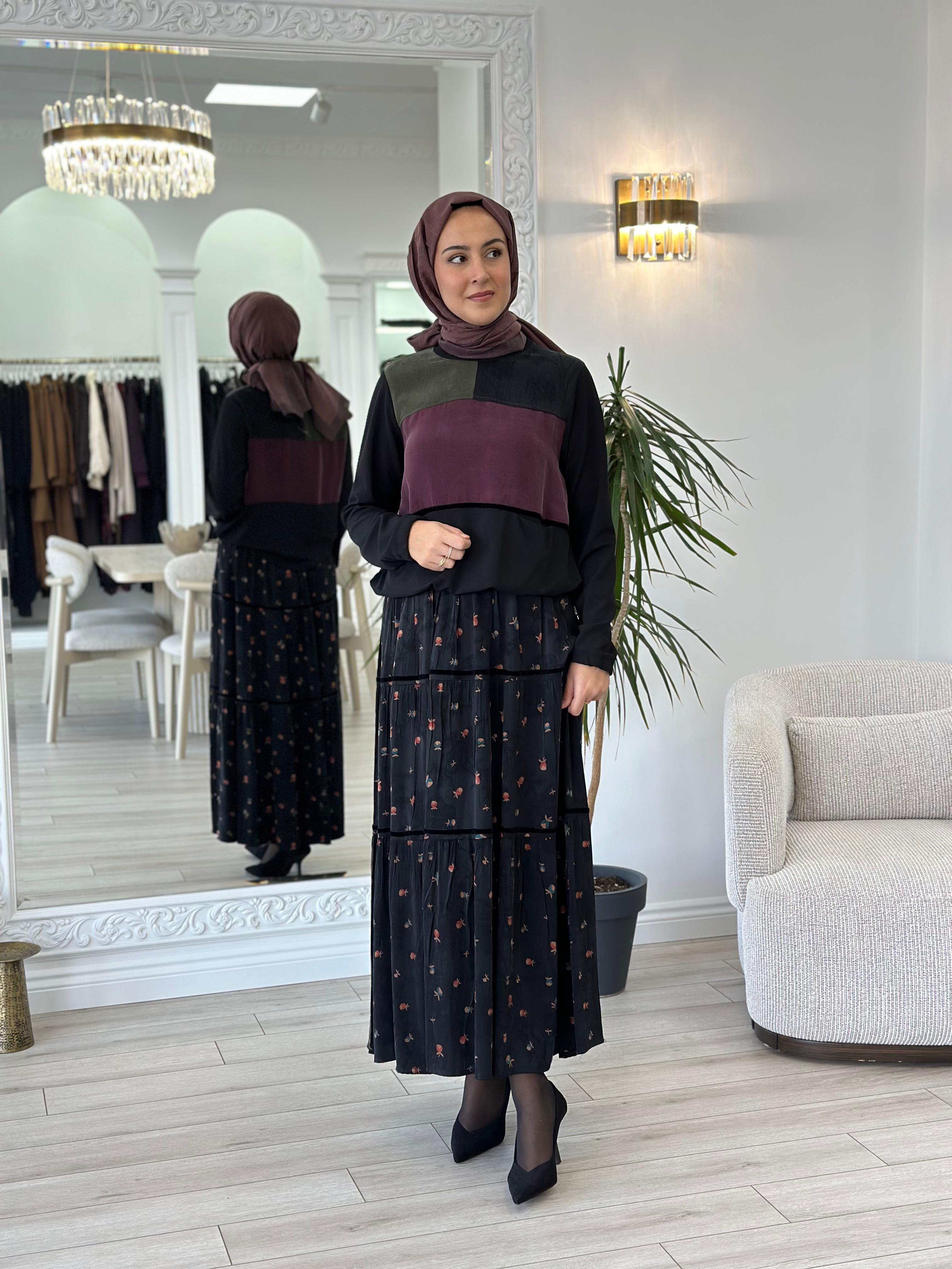 Misswhence Patchwork Etekli Takım 36005