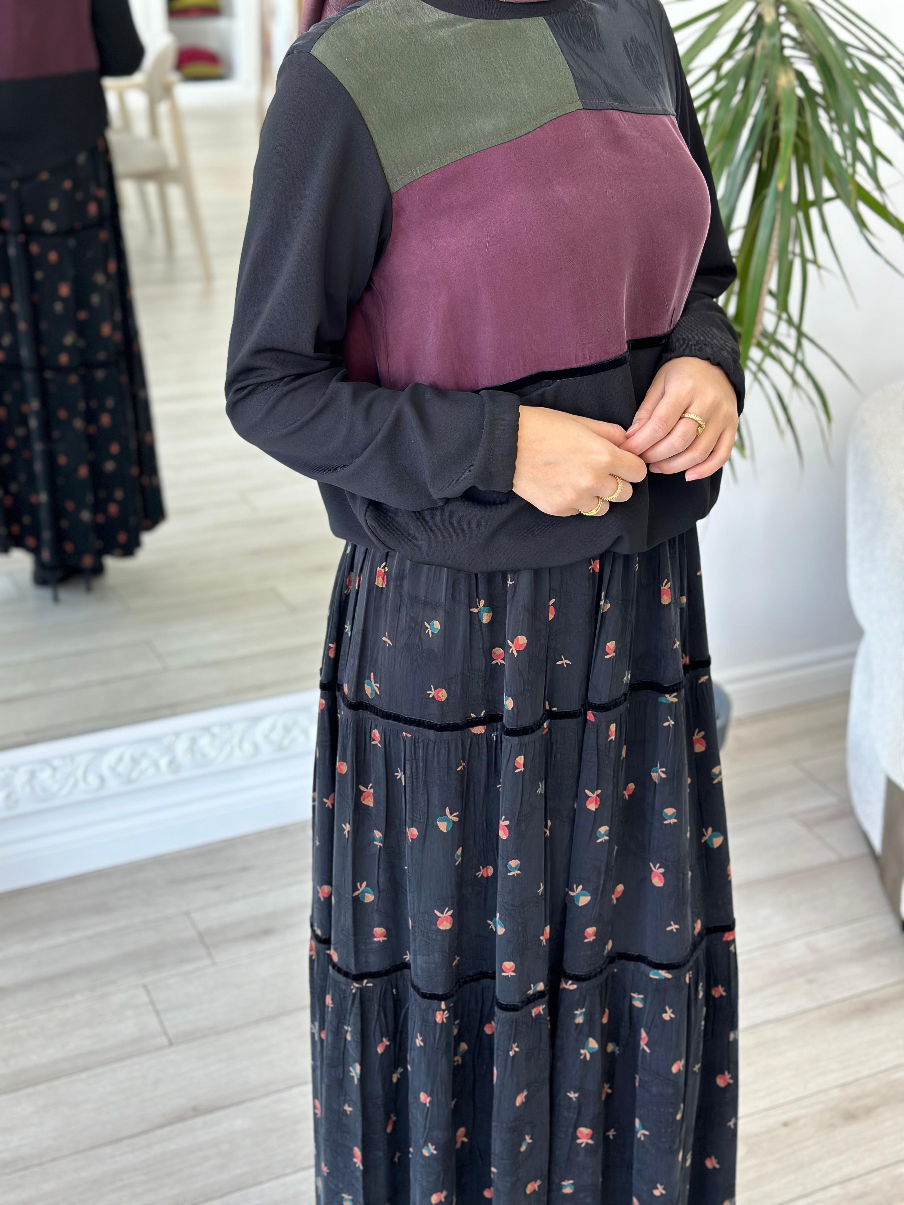 Misswhence Patchwork Etekli Takım 36005