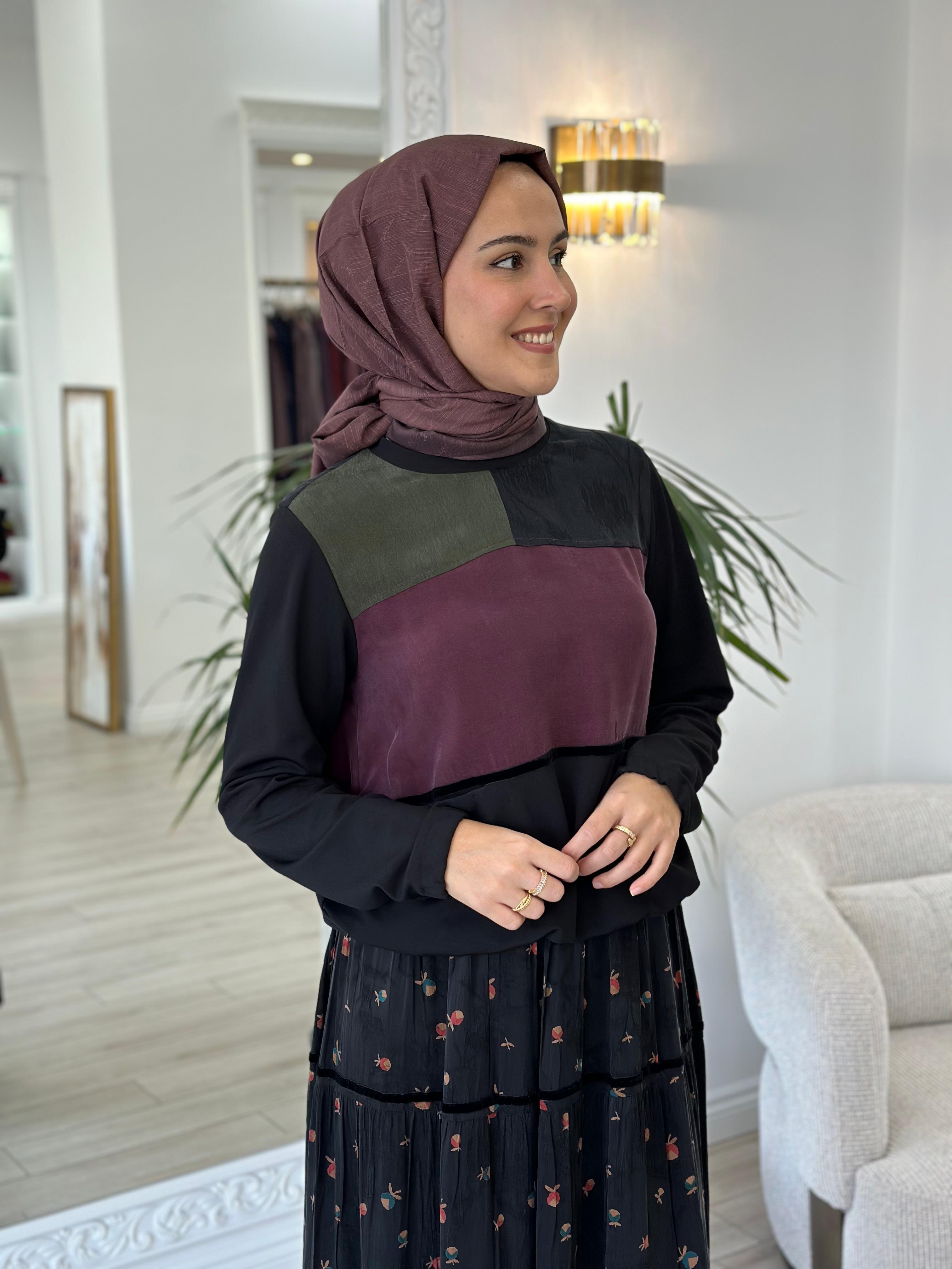 Misswhence Patchwork Etekli Takım 36005