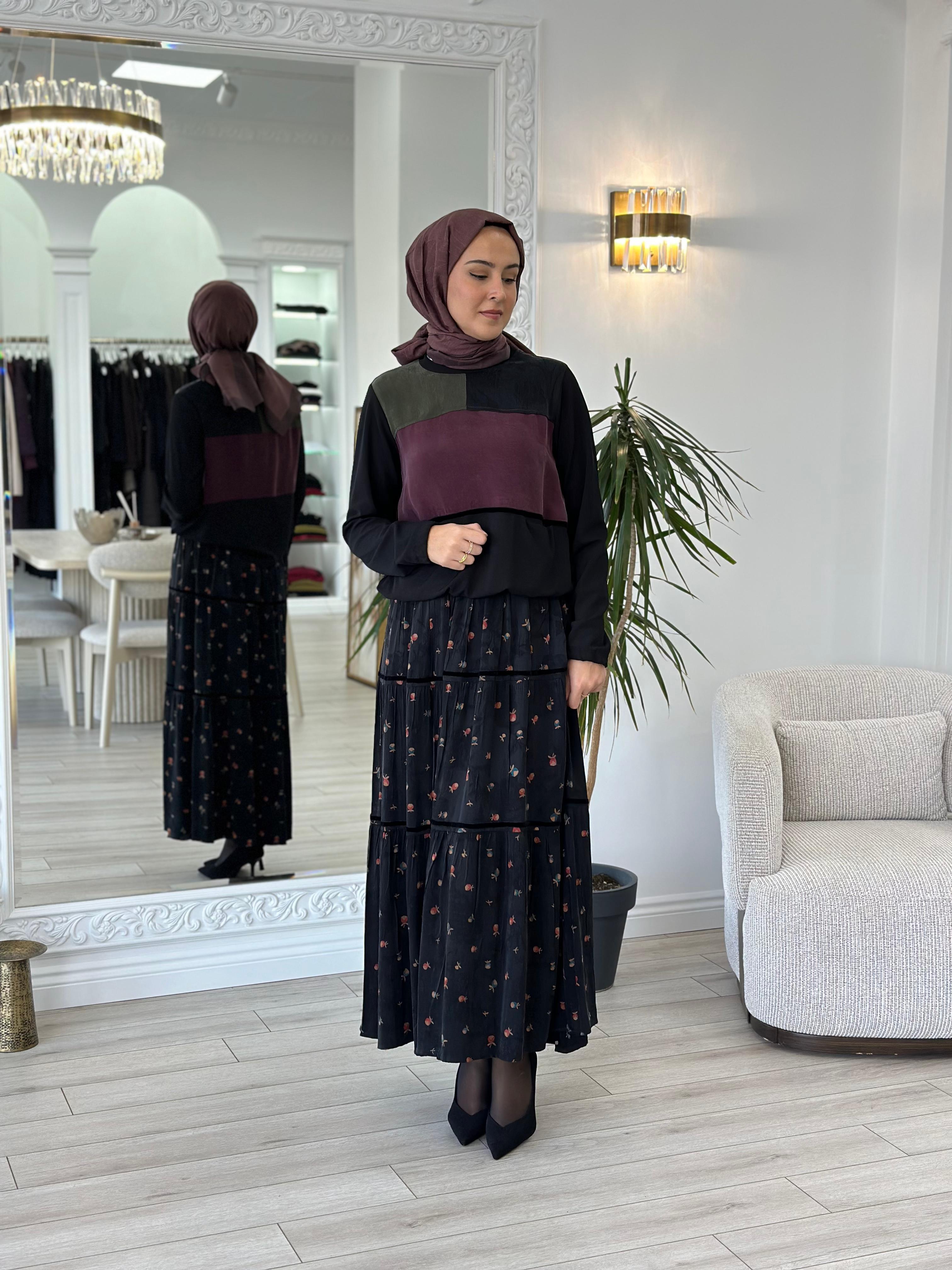 Misswhence Patchwork Etekli Takım 36005