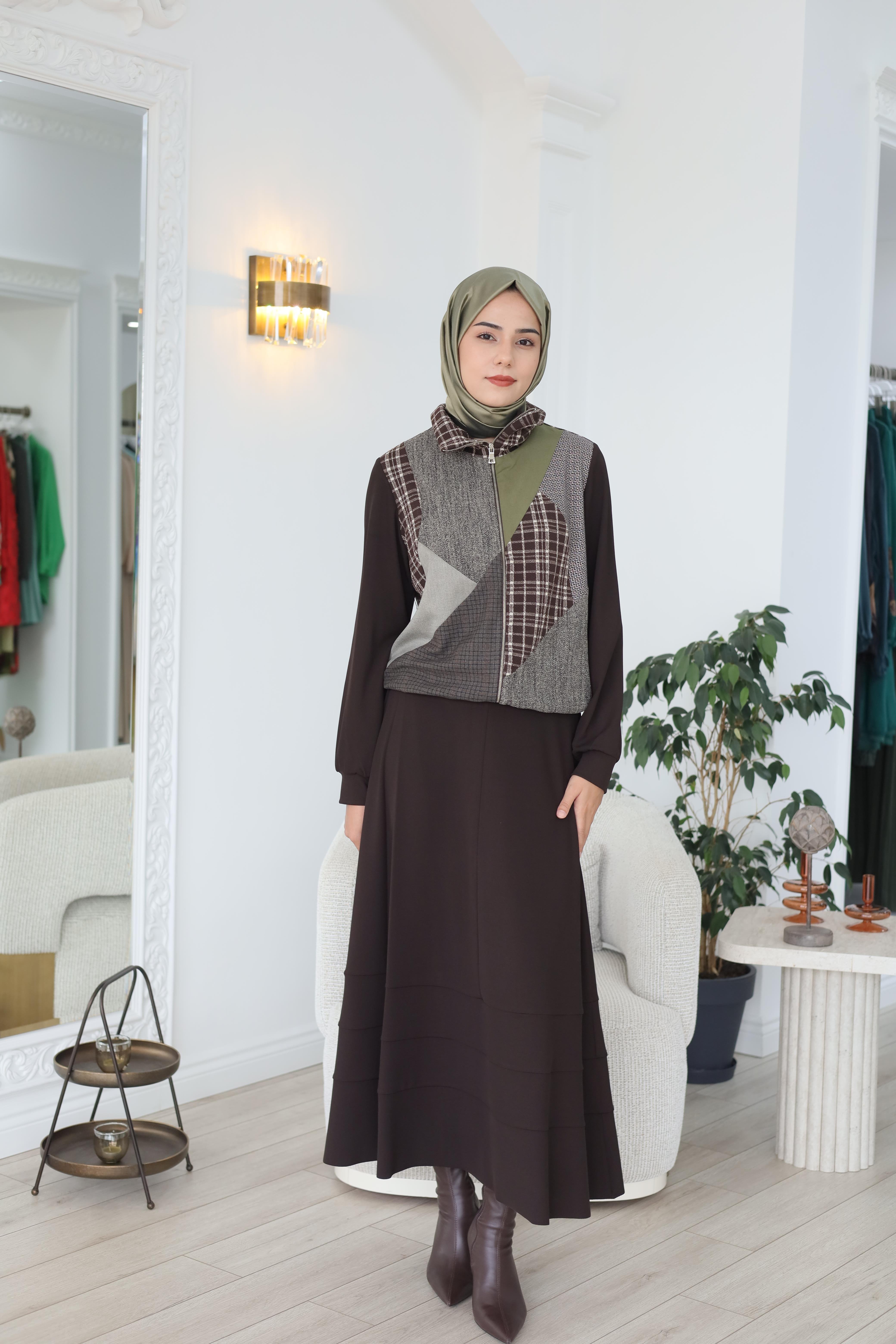 Misswhence Patchwork Takım 38200
