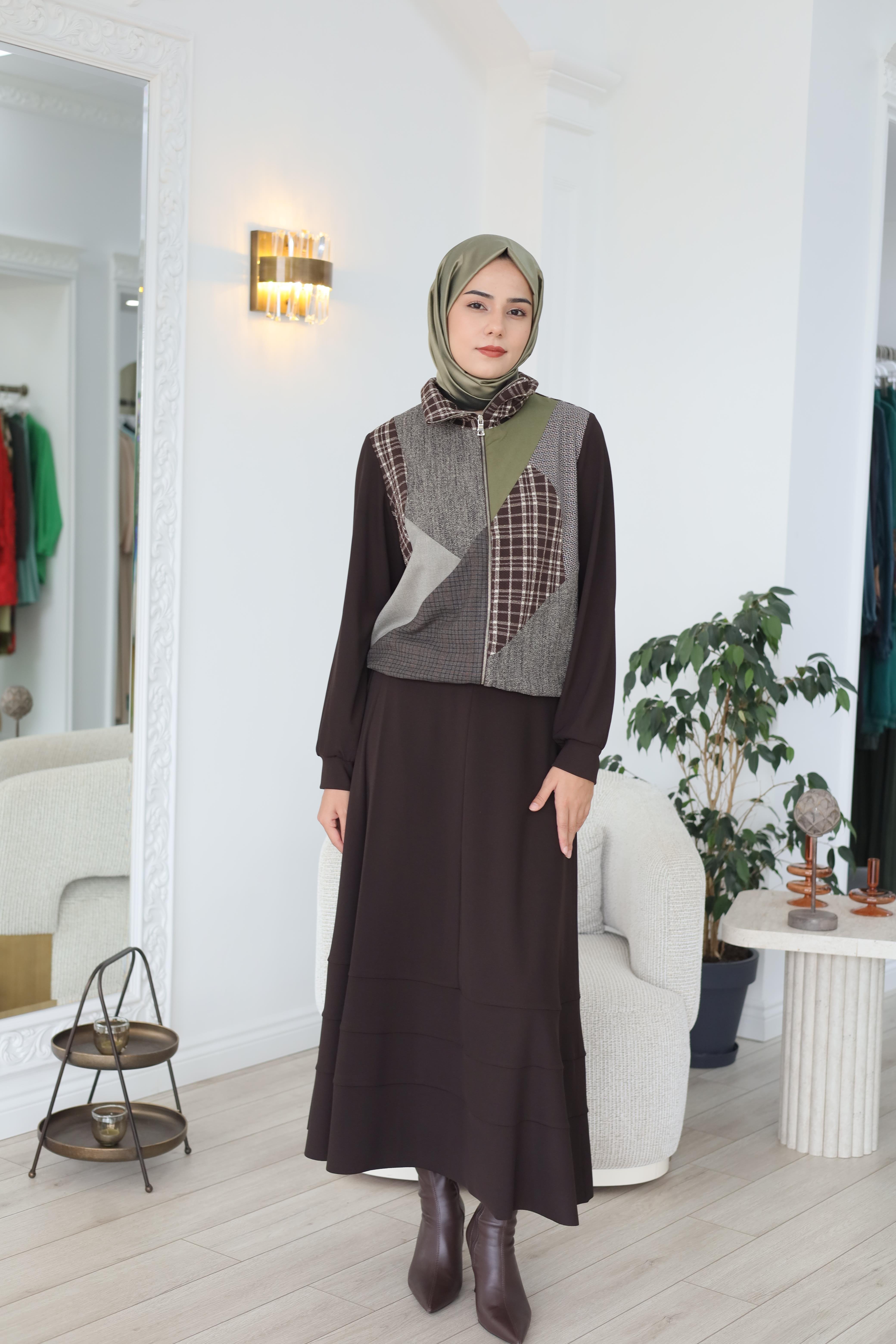 Misswhence Patchwork Takım 38200
