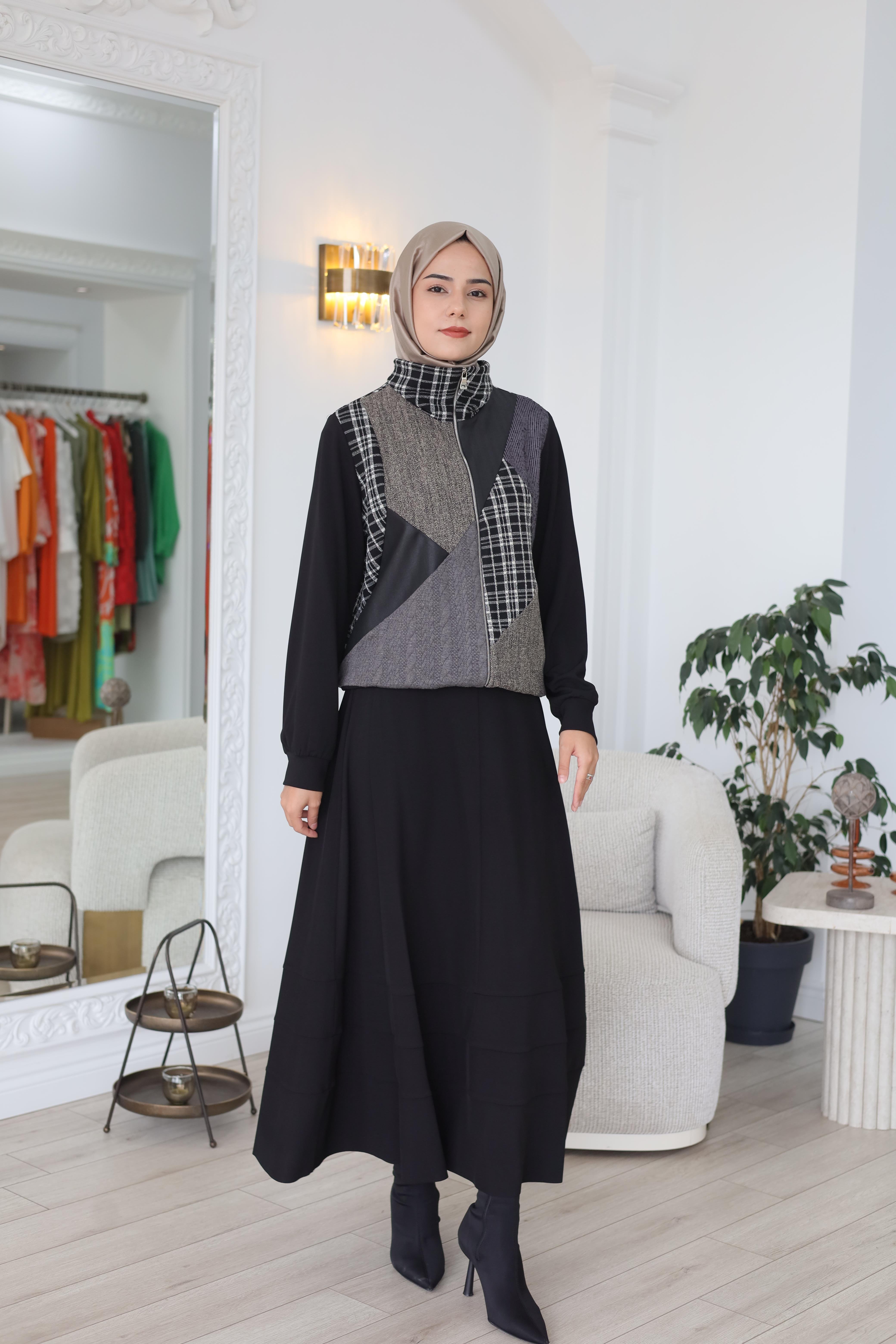 Misswhence Patchwork Takım 38200
