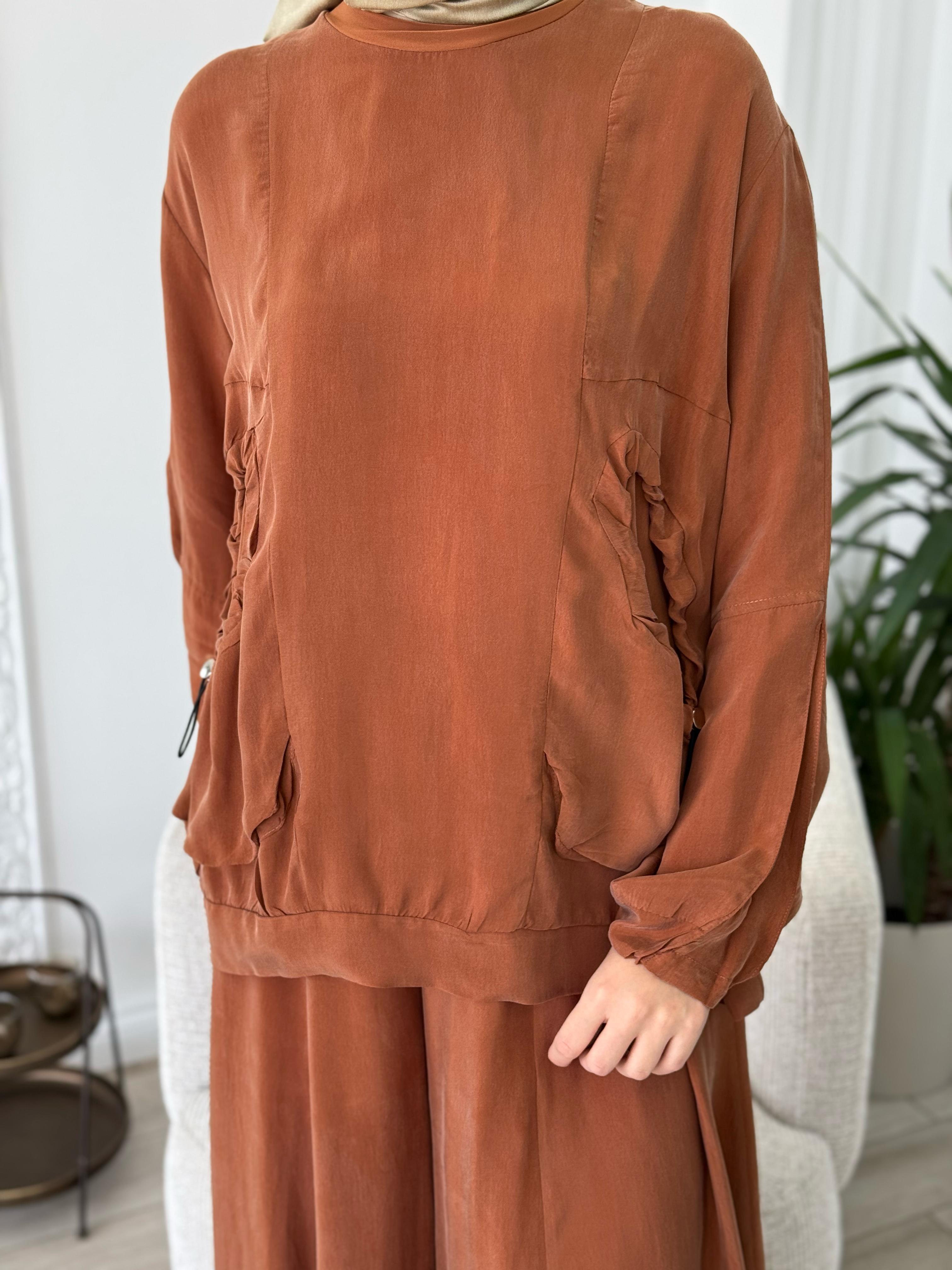 Misswhence Şalvarlı Takım Tarçın 37015