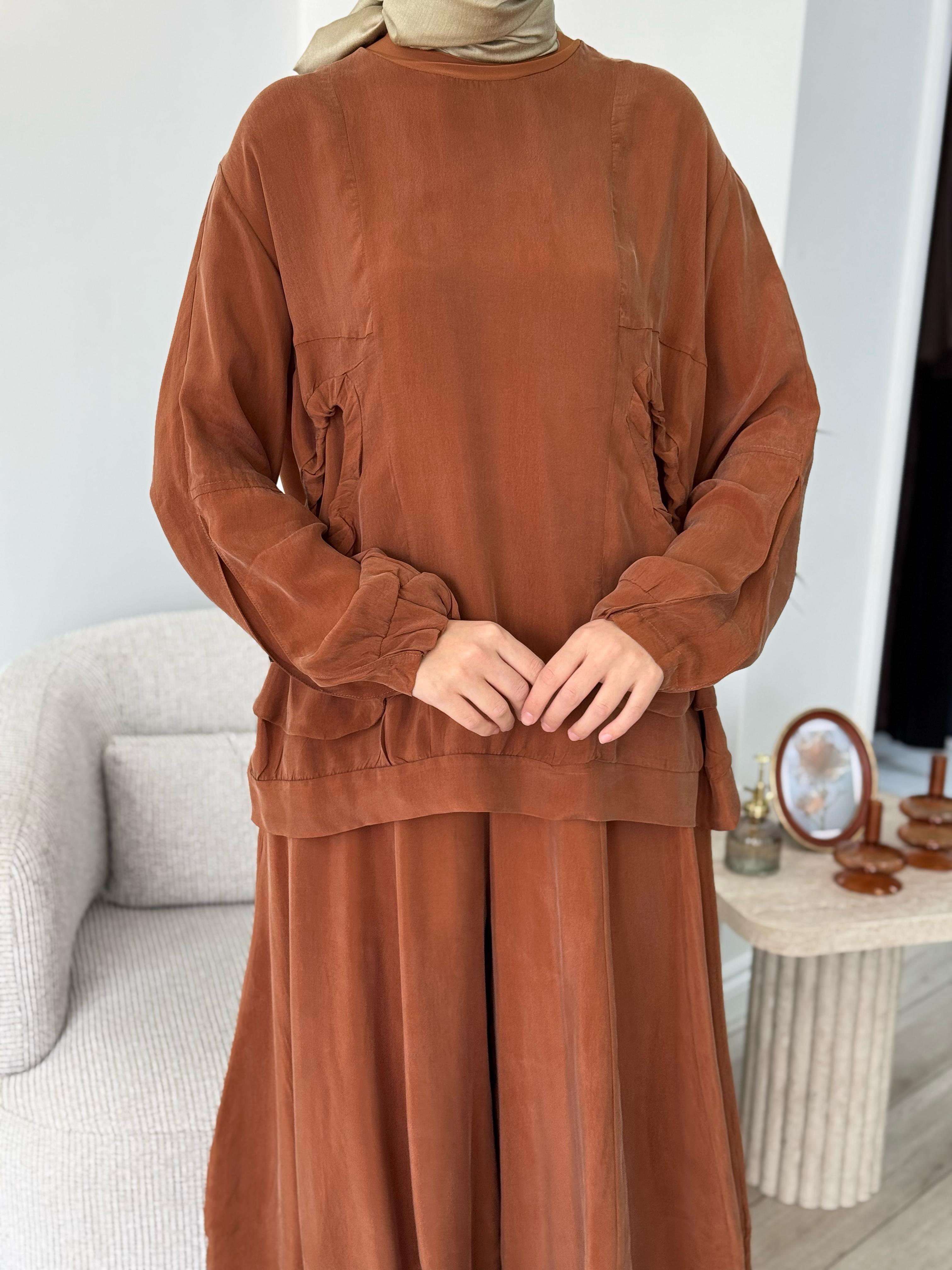 Misswhence Şalvarlı Takım Tarçın 37015