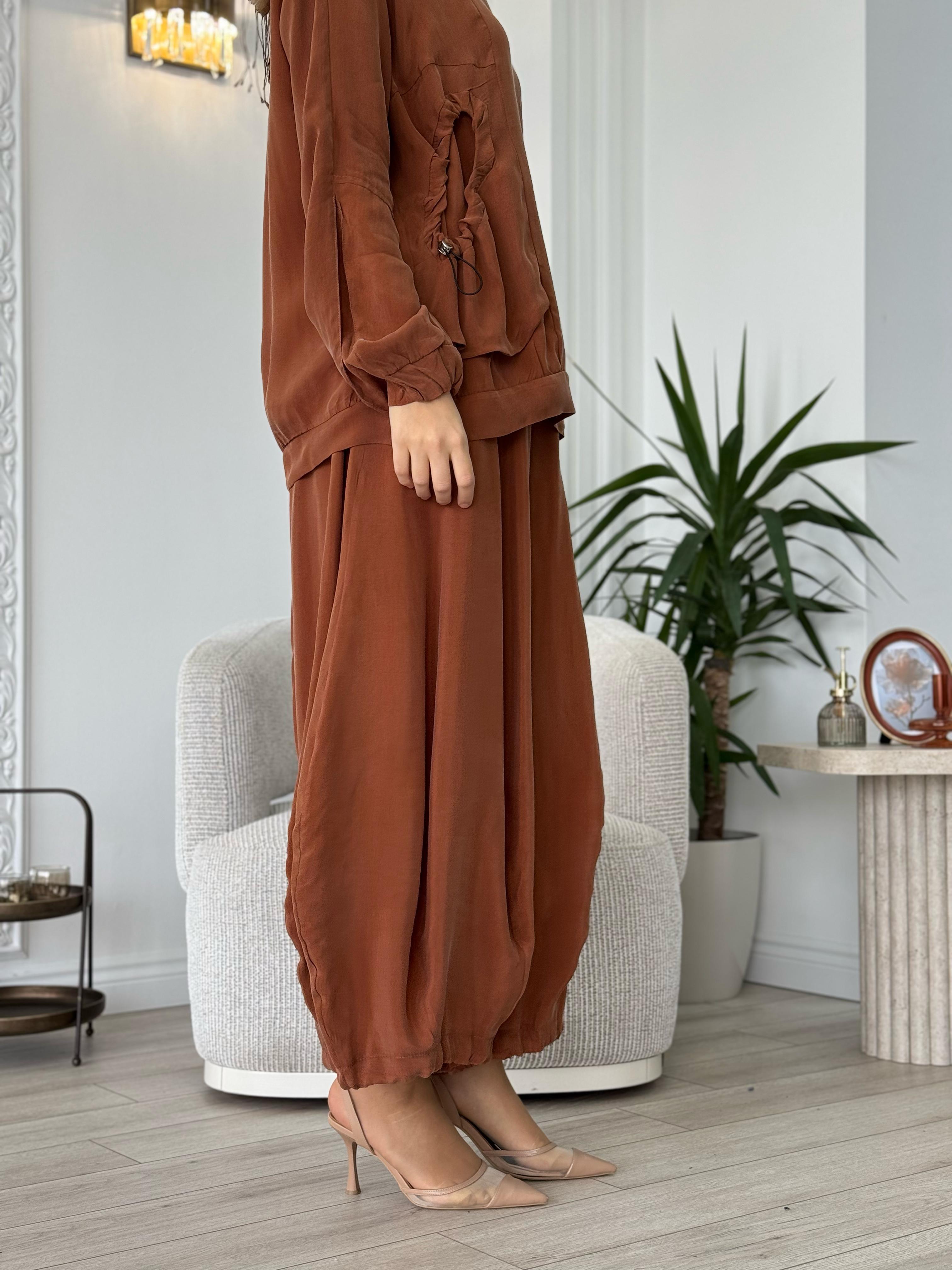 Misswhence Şalvarlı Takım Tarçın 37015