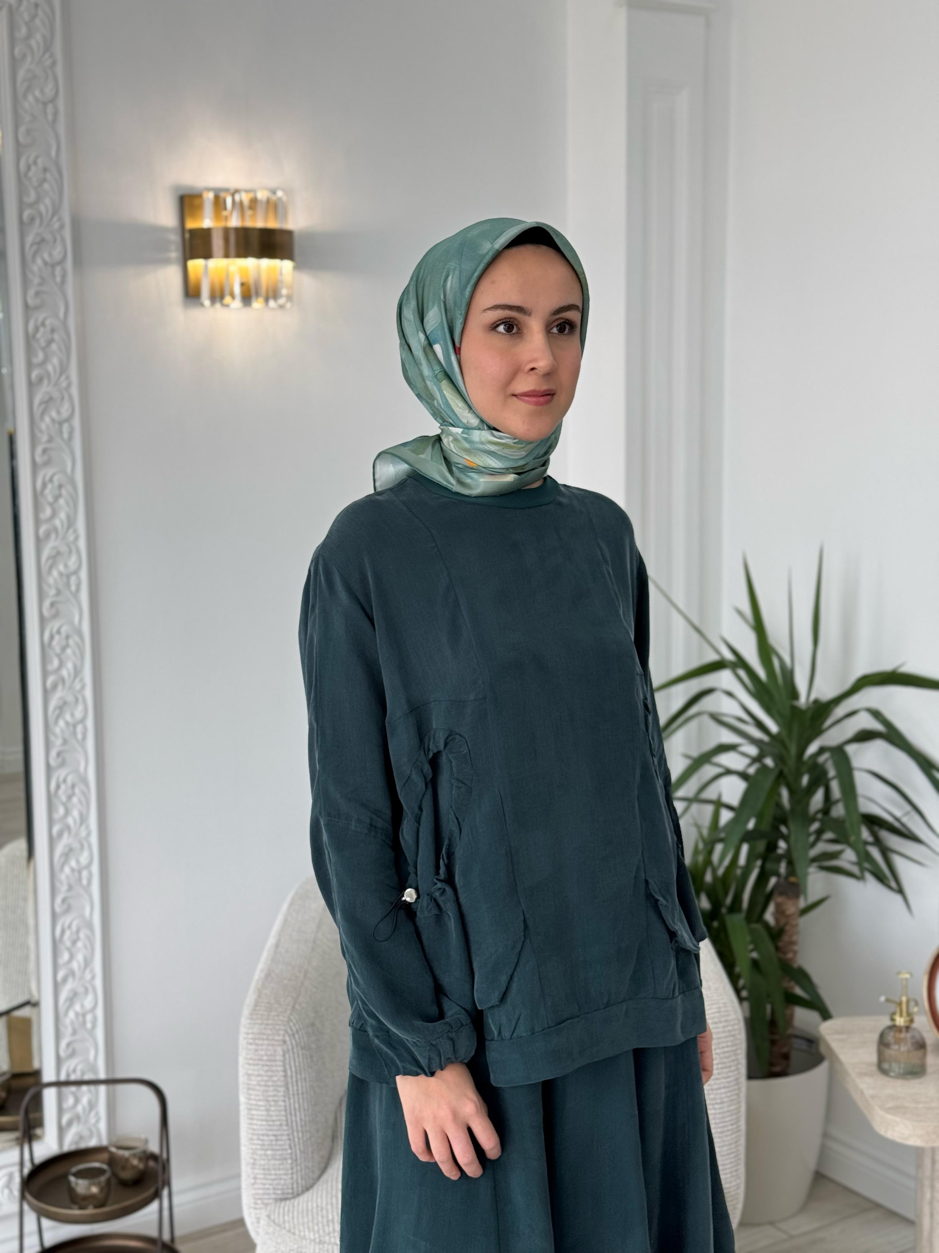 Misswhence Şalvarlı Takım Zümrüt 37015