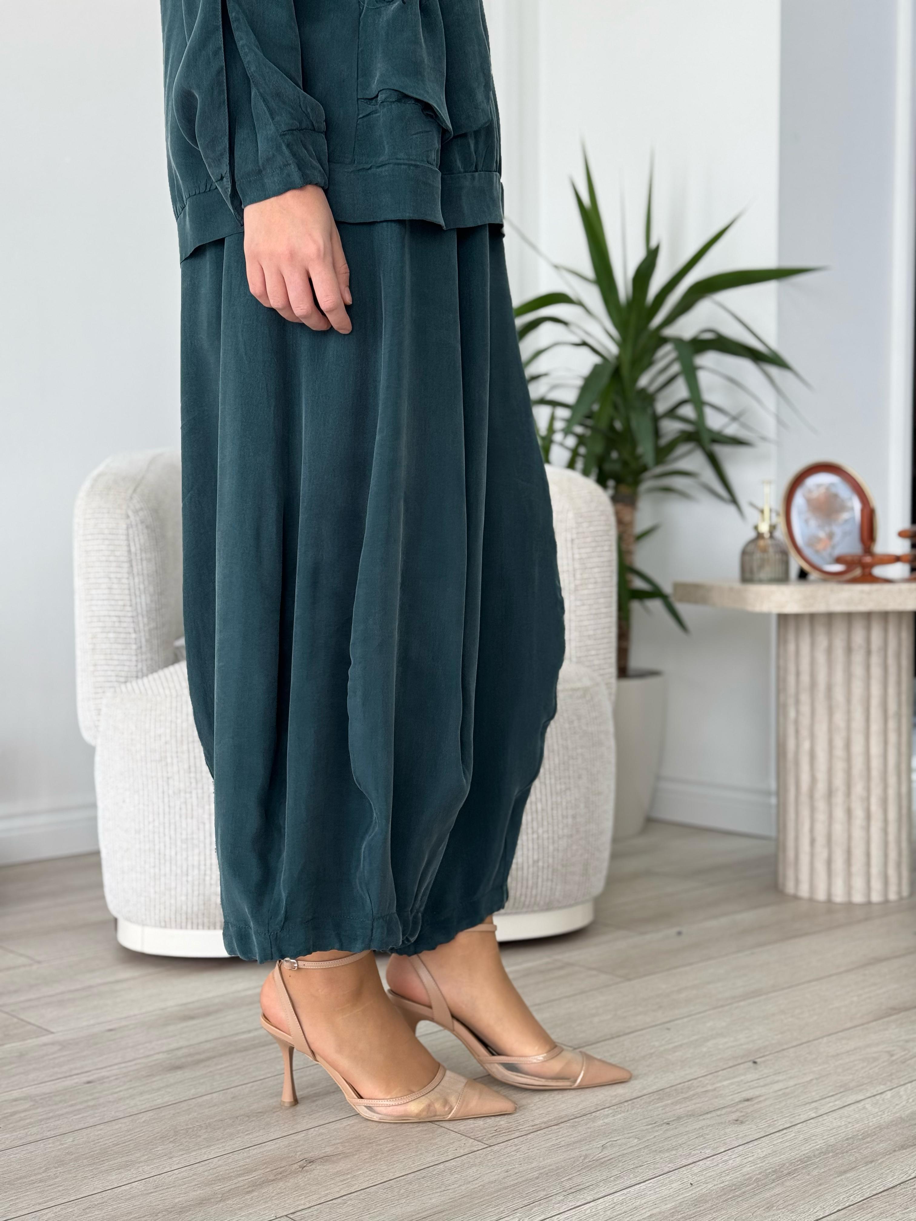 Misswhence Şalvarlı Takım Zümrüt 37015