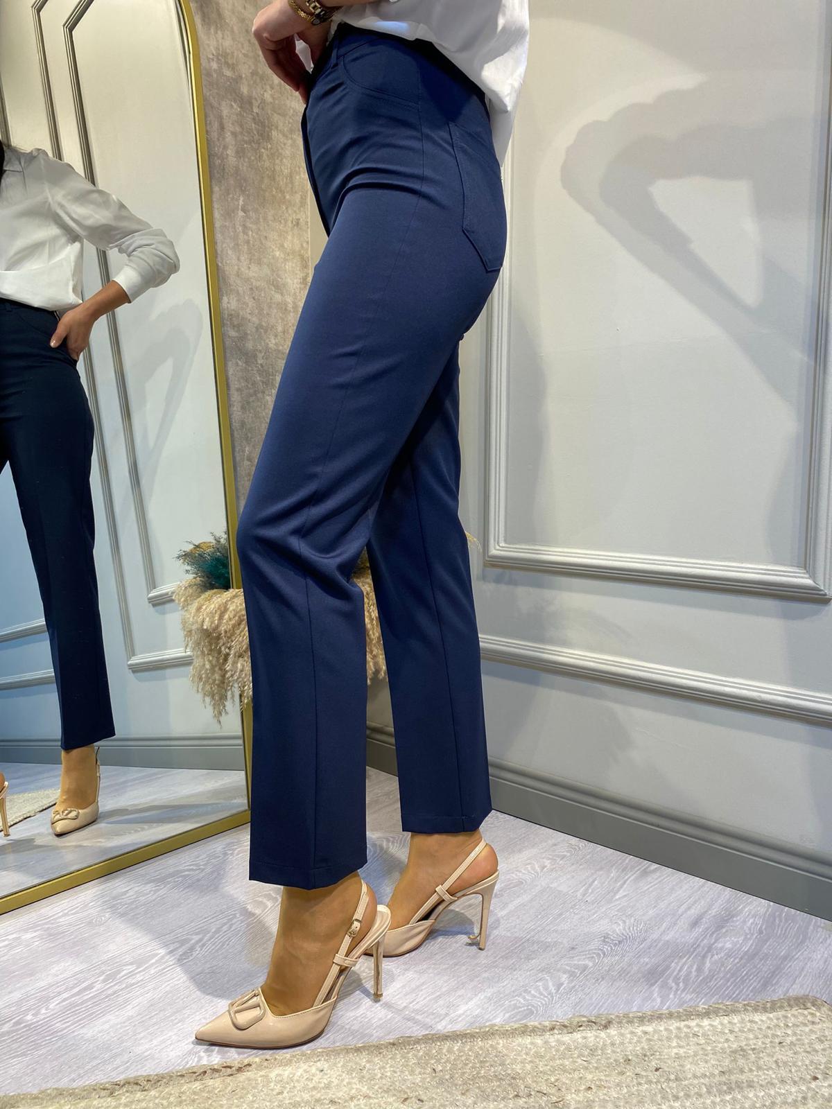 MissWhence Sigarette Lacivert Pantalon 31116
