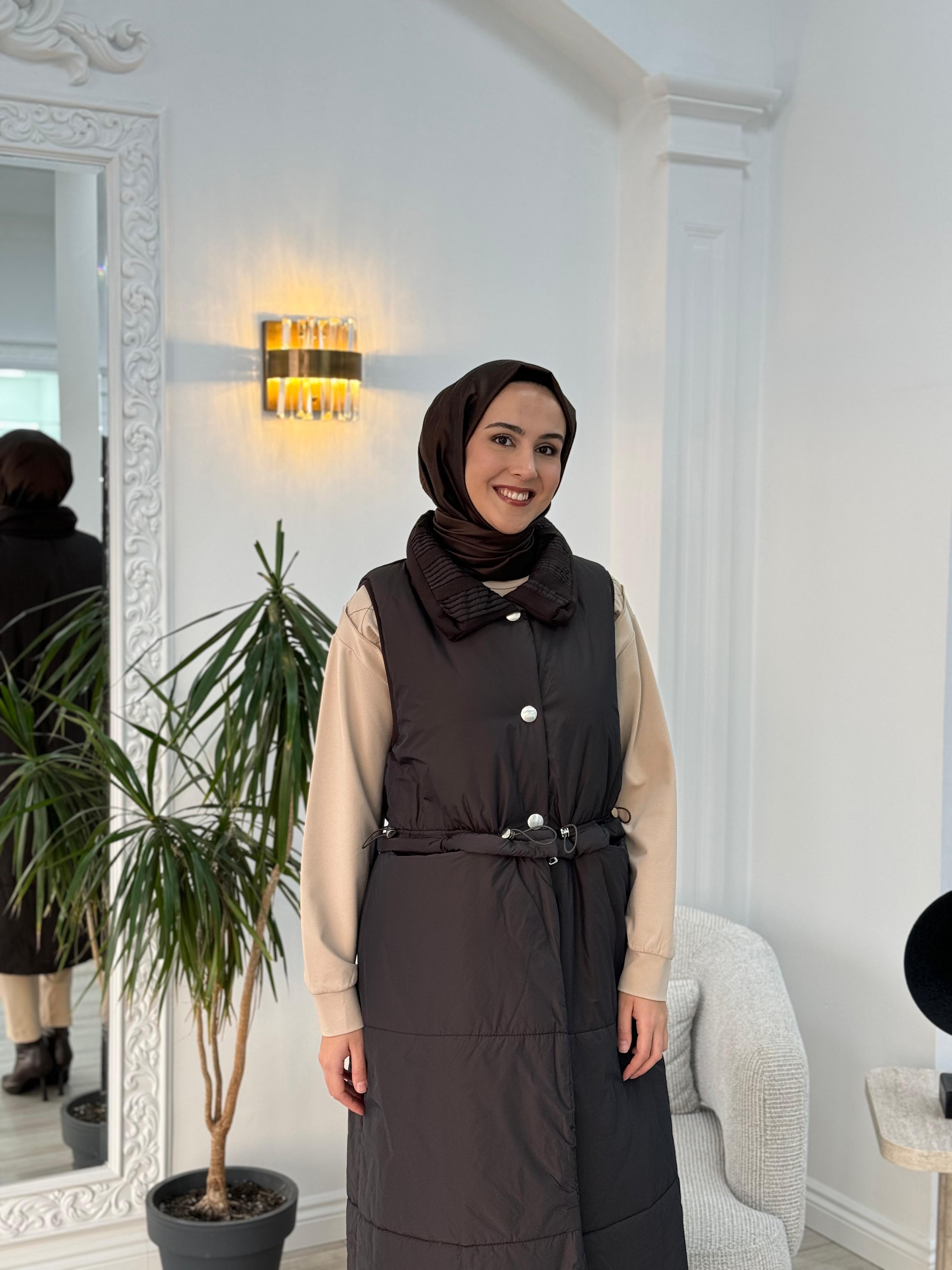 Misswhence Şişme Yelek Siyah 36702