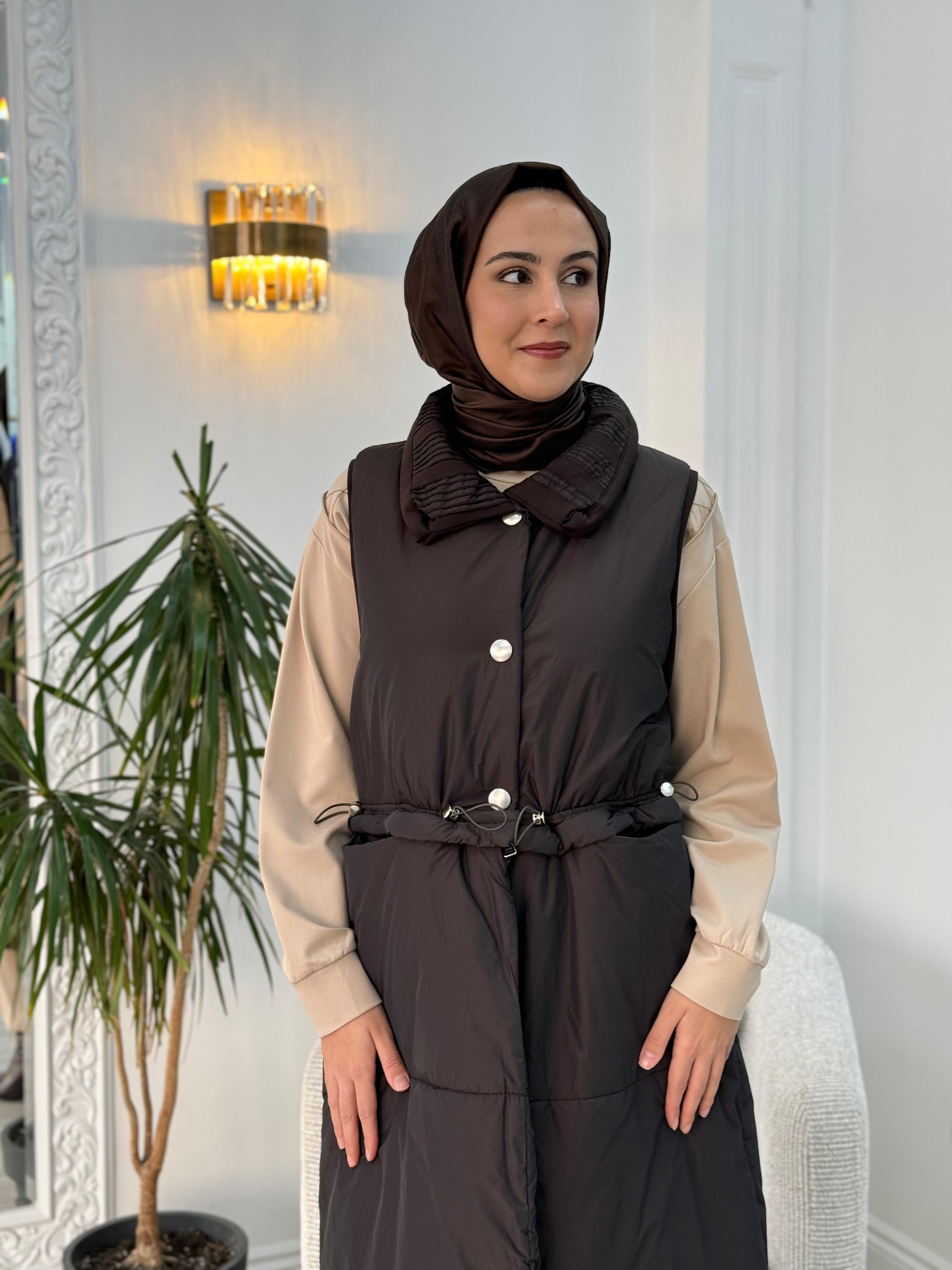 Misswhence Şişme Yelek Siyah 36702