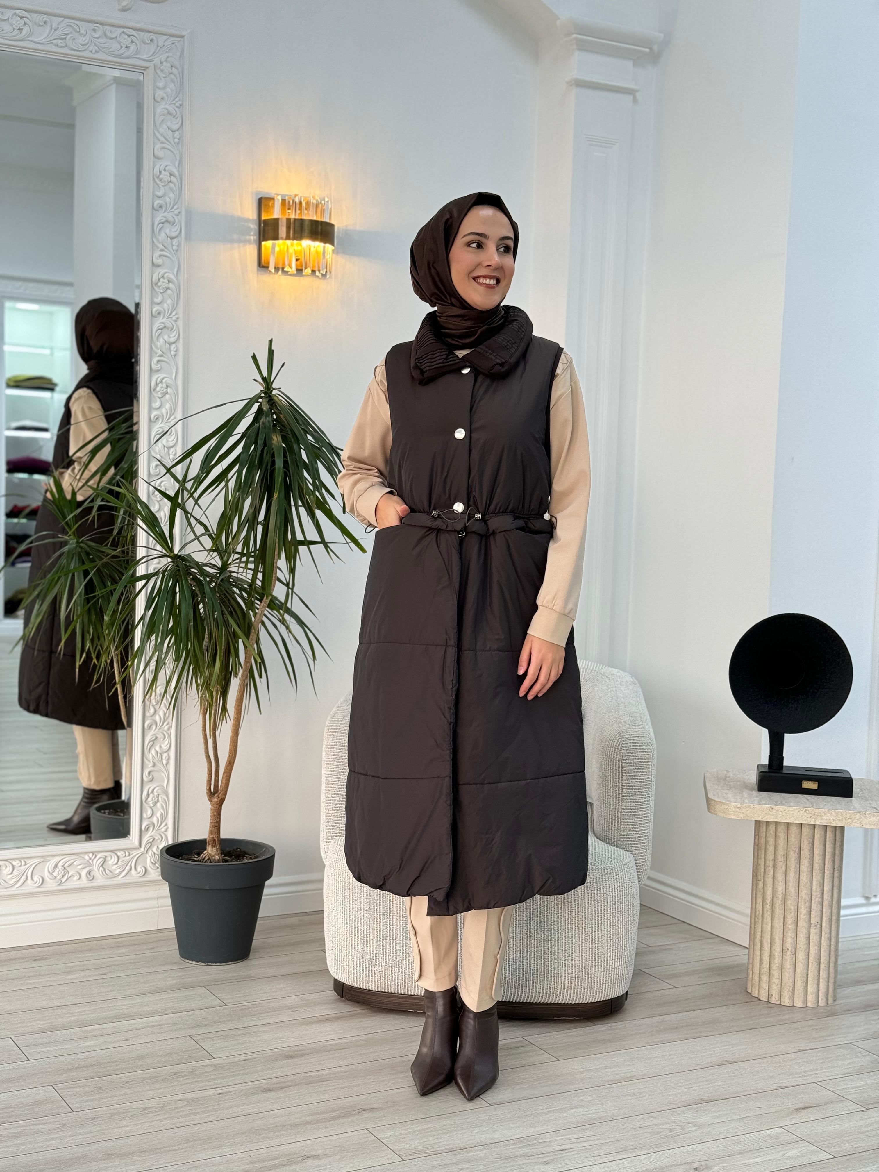 Misswhence Şişme Yelek Siyah 36702