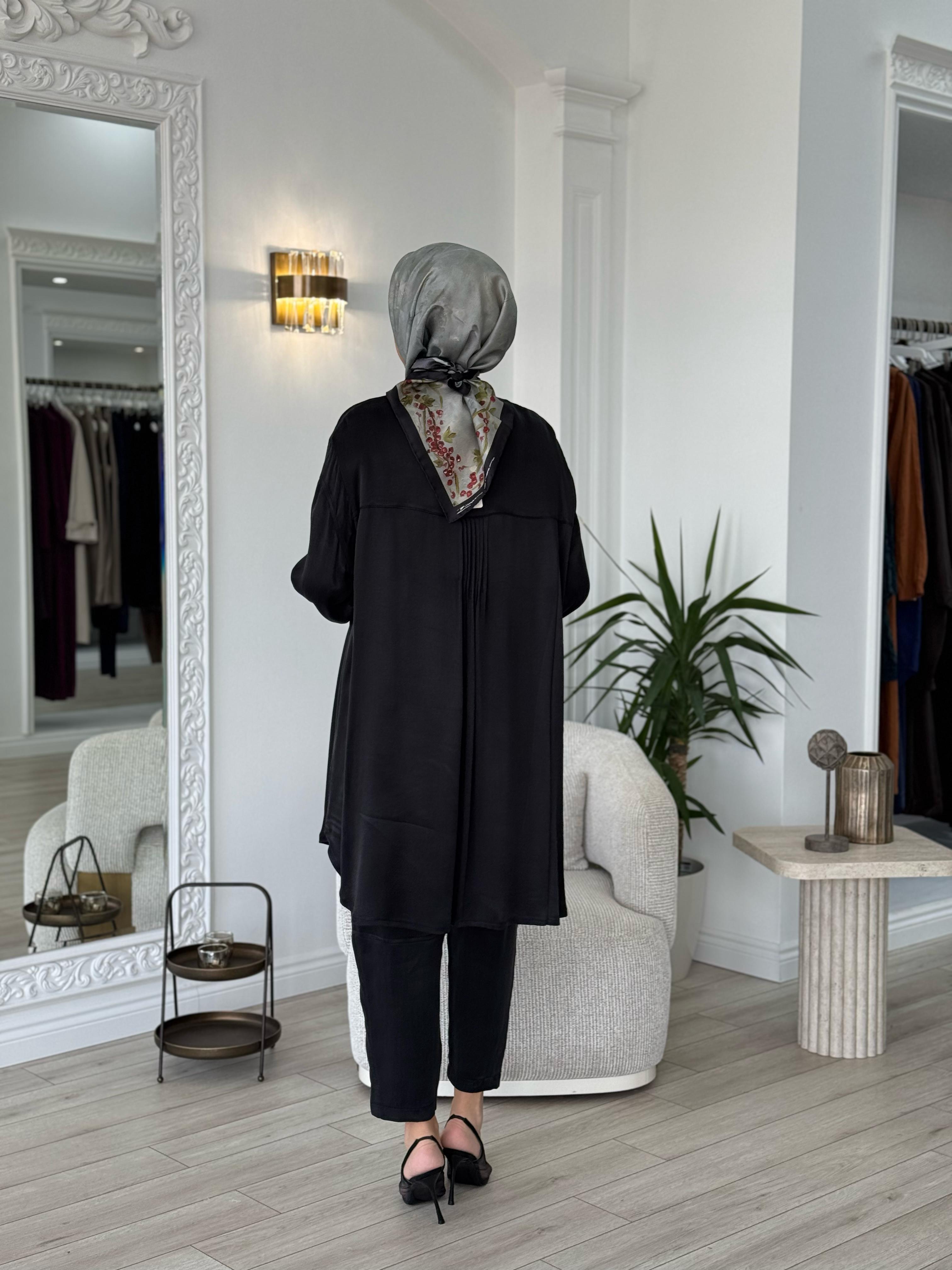 Misswhence Siyah Cupro Takım 37017