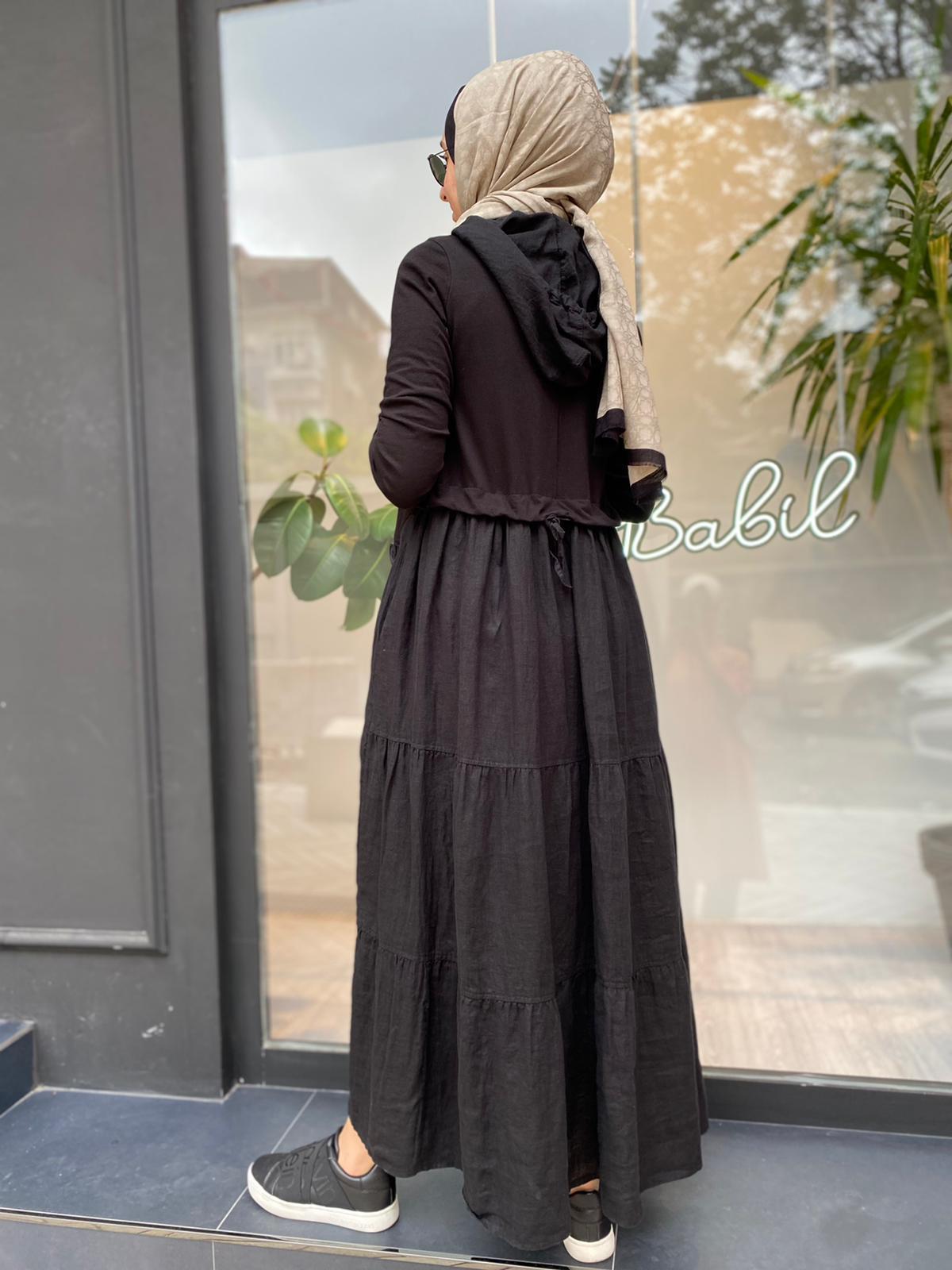 Misswhence Siyah Elbise 33819
