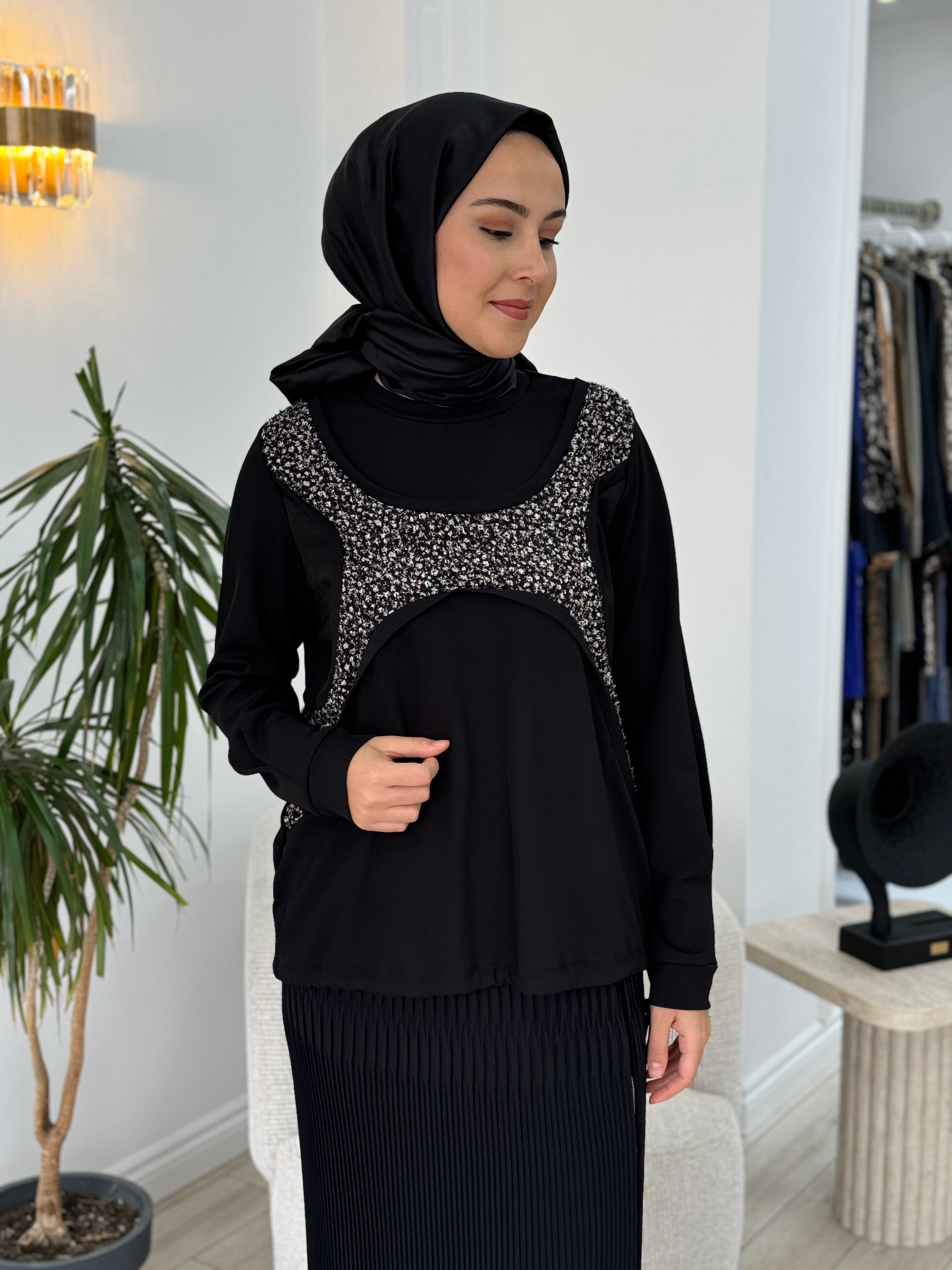Misswhence Siyah Tunik 36000