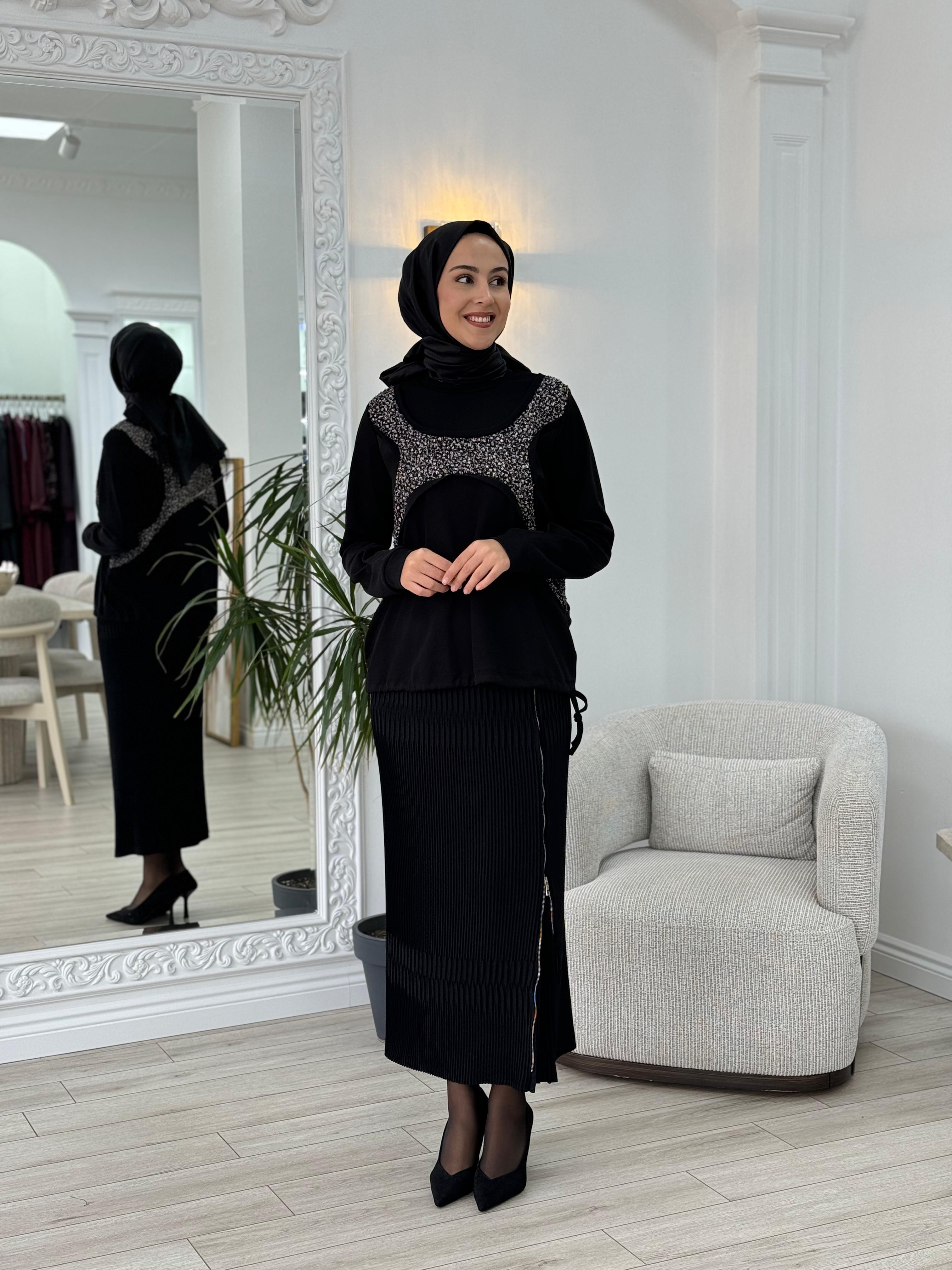 Misswhence Siyah Tunik 36000