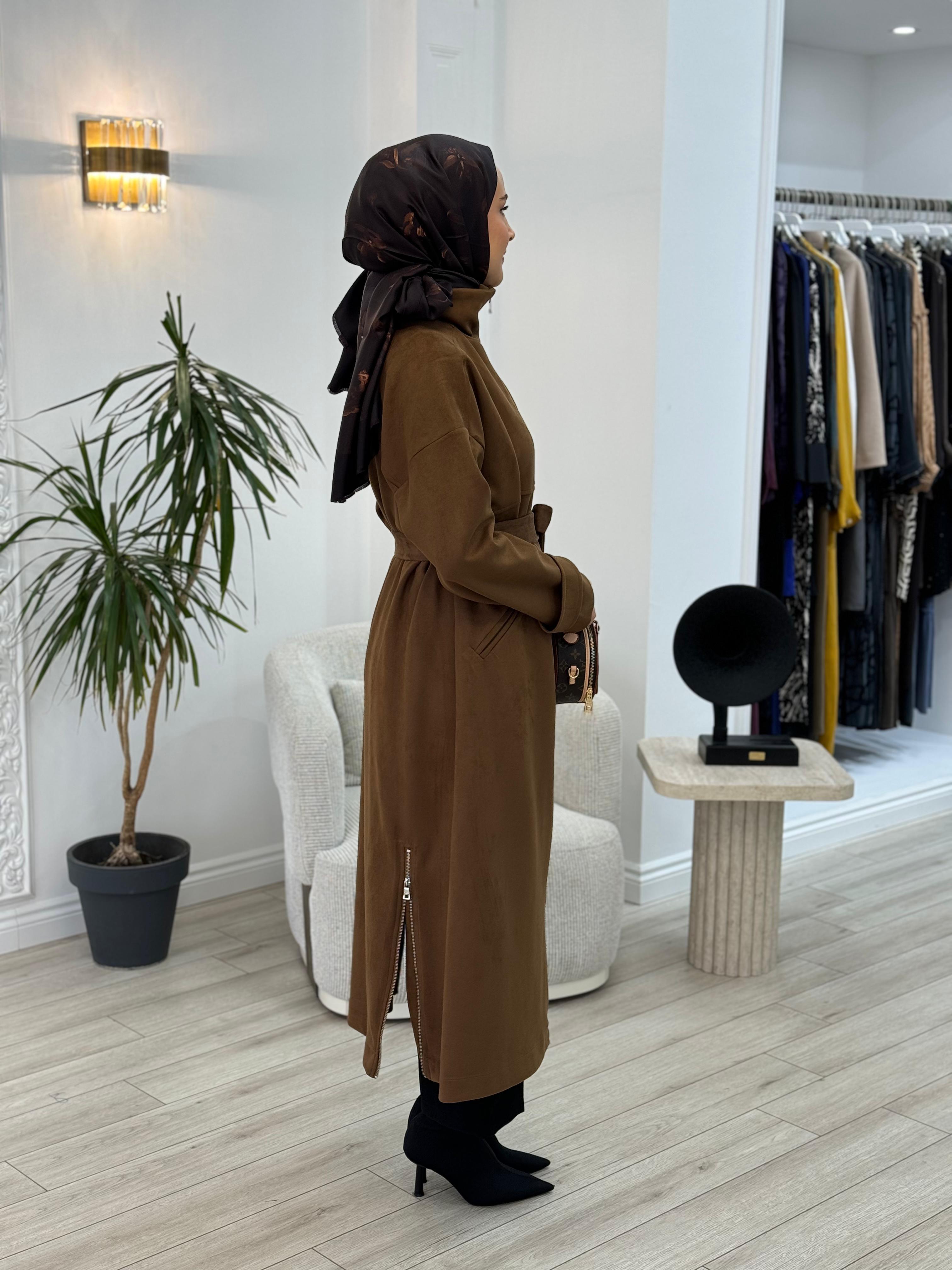 Misswhence Süet Kap Taba 36405