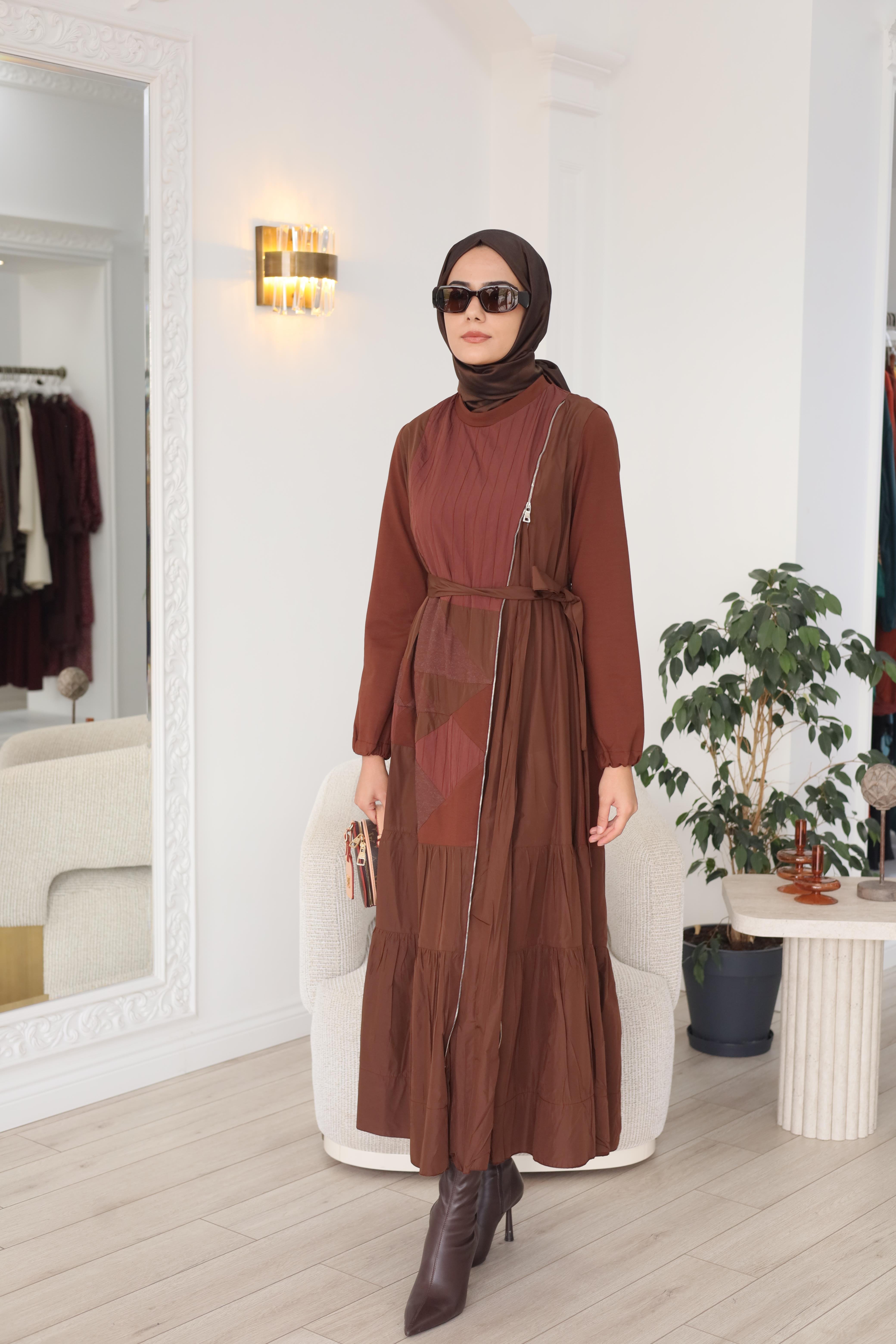 Misswhence Tafta Elbise 38813