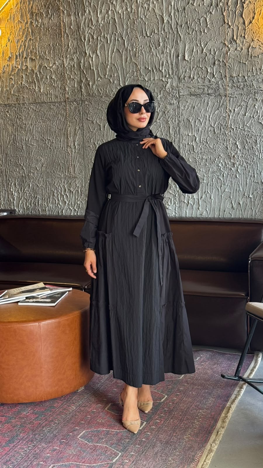 Misswhence Tafta Elbise 40824