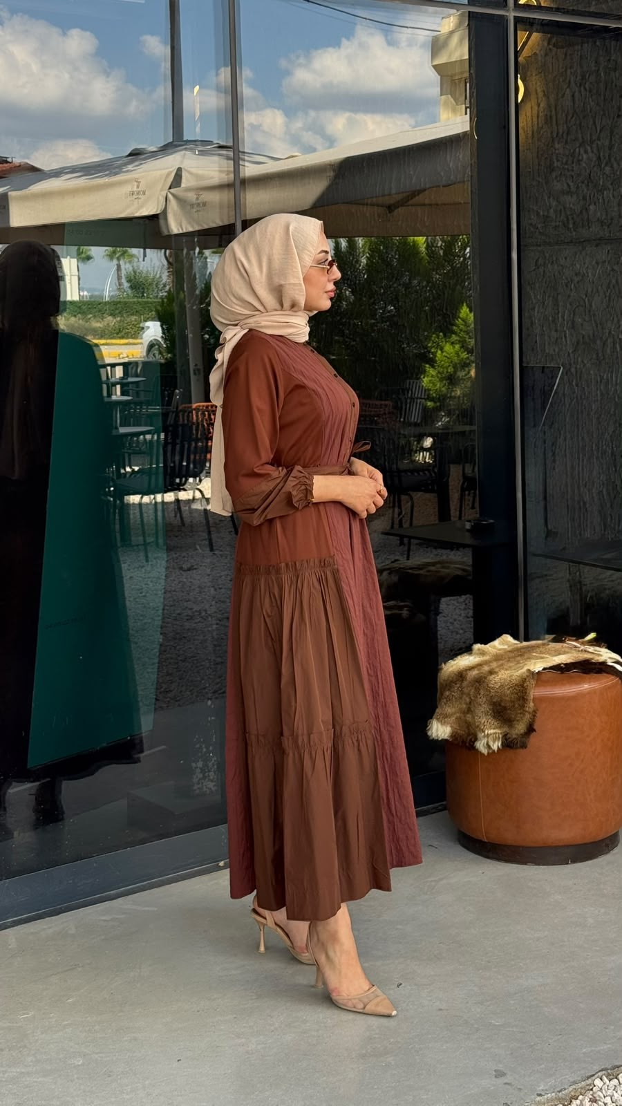 Misswhence Tafta Elbise 40824