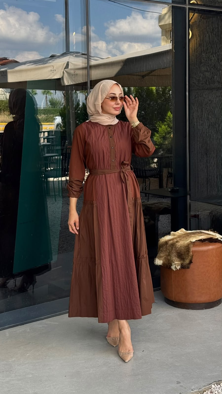 Misswhence Tafta Elbise 40824